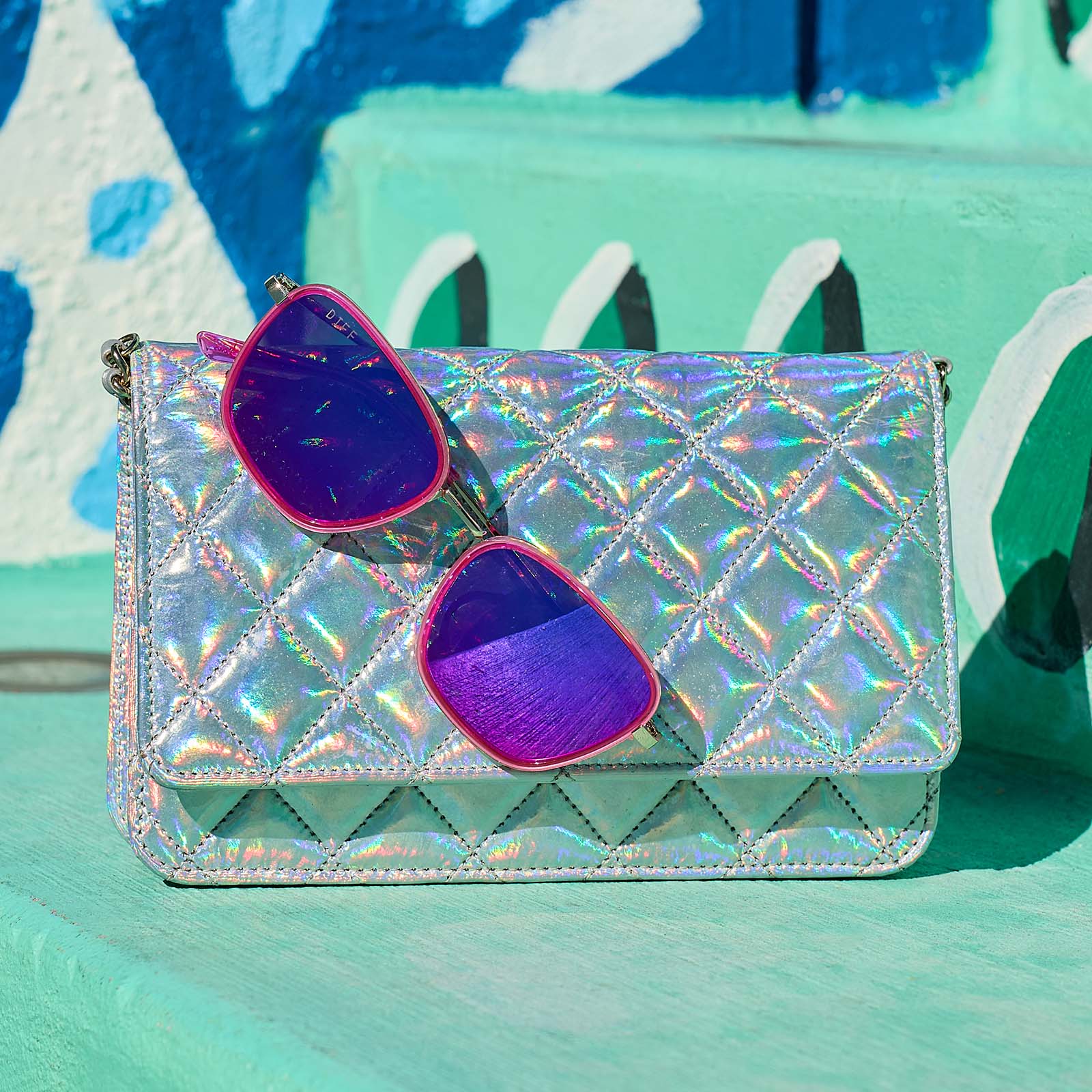 JENA SIMS - HOPE + HOT PINK + HOT PINK MIRROR SUNGLASSES - Image 8