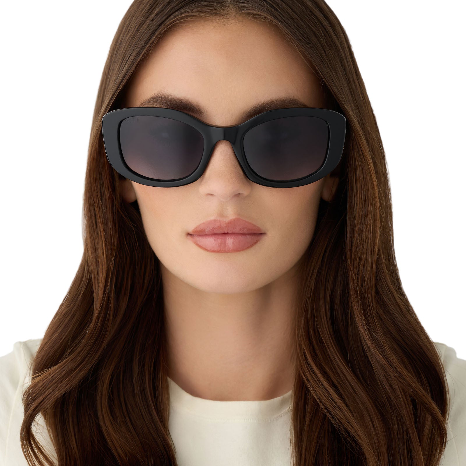 MIRANDA - BLACK + GREY GRADIENT + POLARIZED SUNGLASSES - Image 9