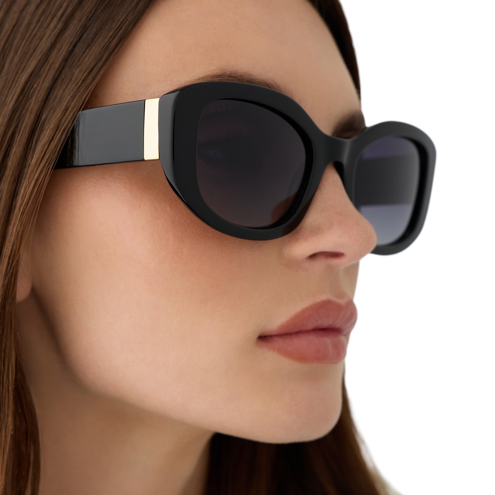 MIRANDA - BLACK + GREY GRADIENT + POLARIZED SUNGLASSES - Image 10