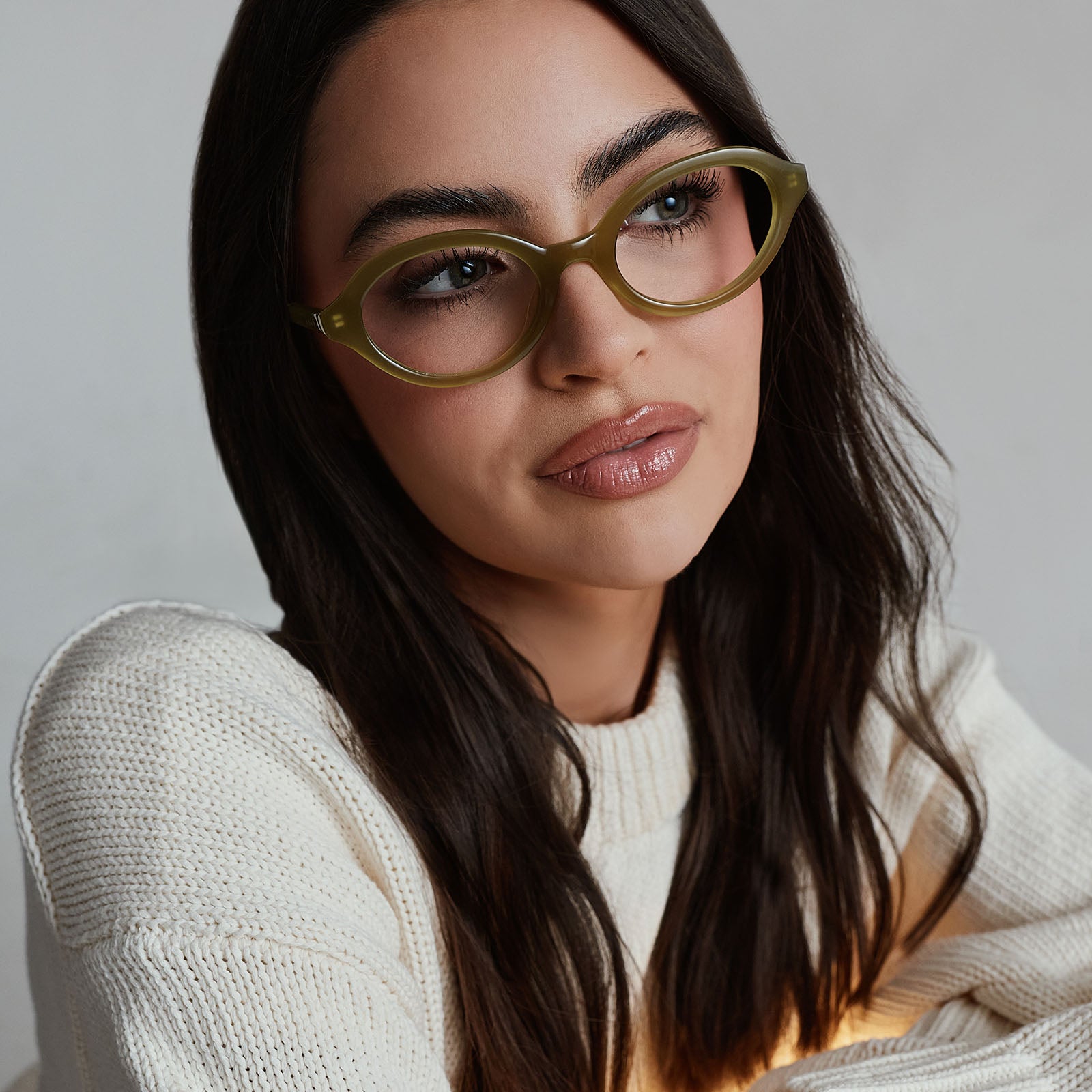 JULIA - OAKMOSS GREEN + GLASSES - Image 5