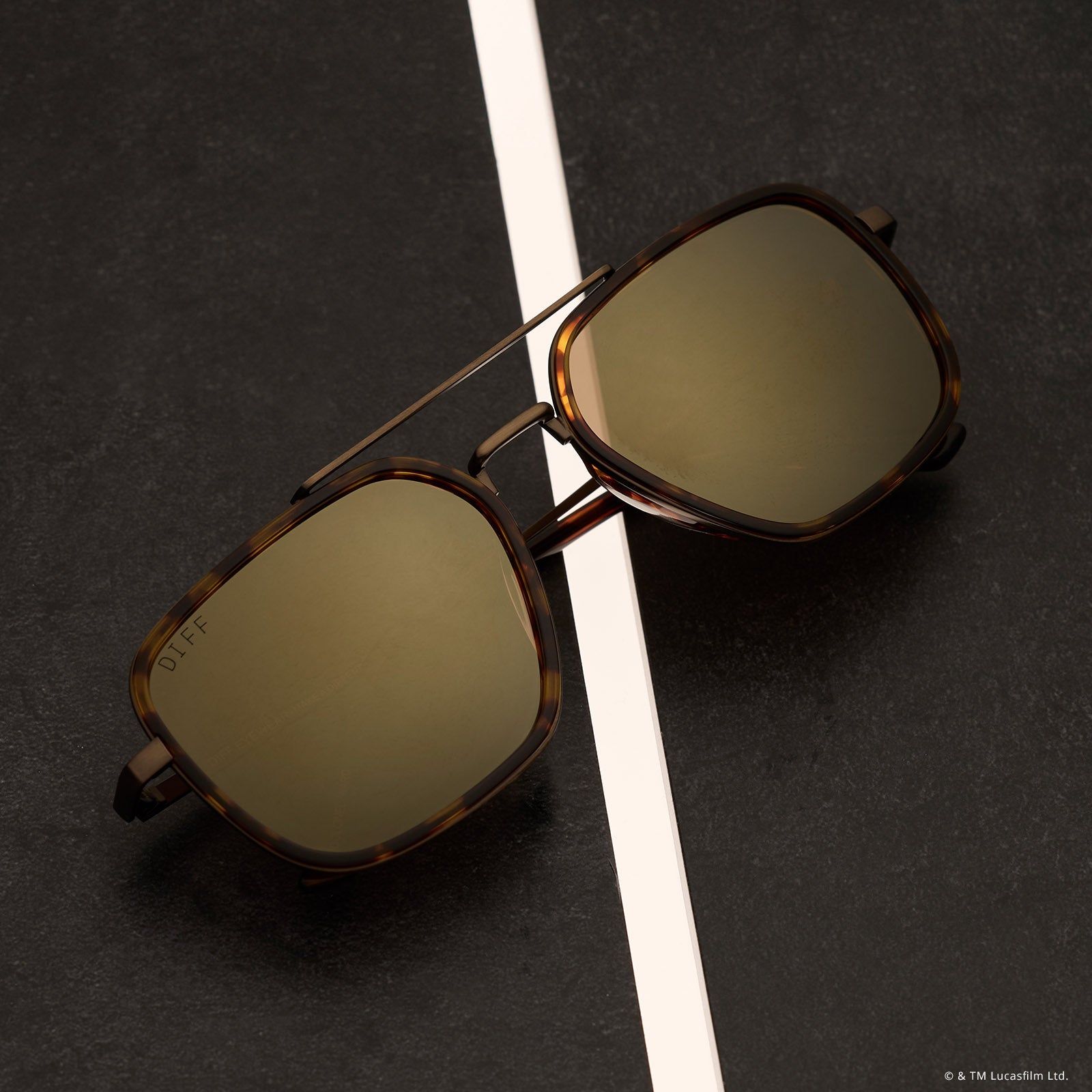 COLONEL WARD - BRONZE + BROWN FLASH SUNGLASSES - Image 5