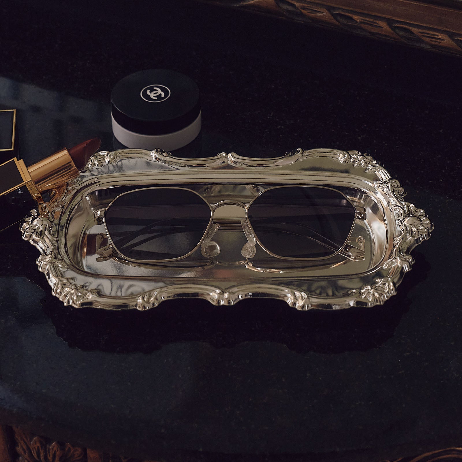 KENNEDY - SILVER + GREY GRADIENT + POLARIZED SUNGLASSES - Image 6