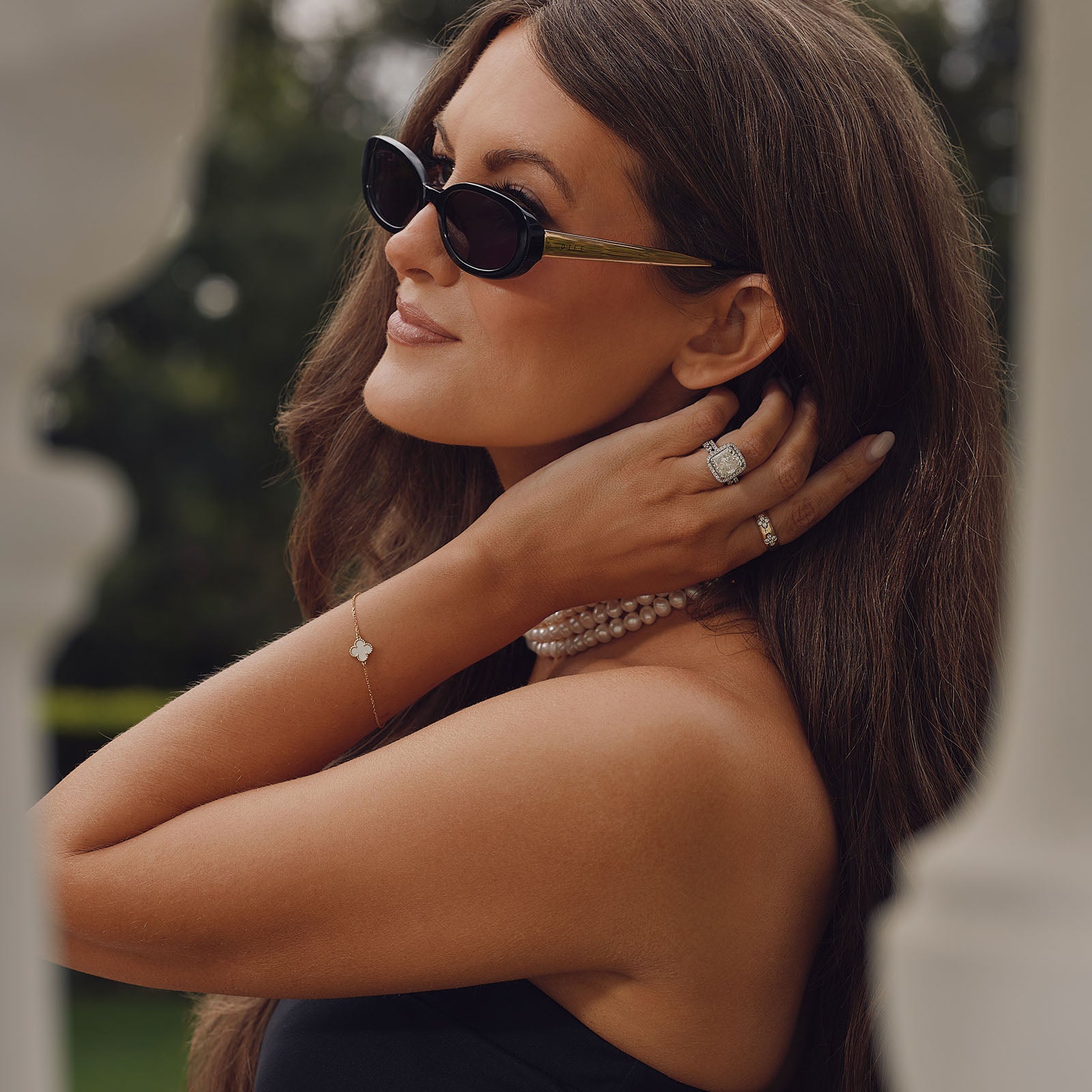 NANCY - BLACK + GREY + POLARIZED SUNGLASSES - Image 7