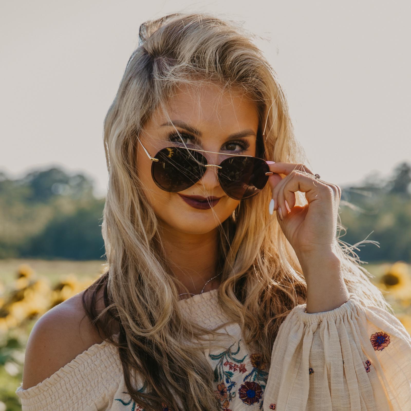 LENOX - GOLD + SEA TORTOISE TIPS + BROWN GRADIENT SUNGLASSES - Image 13