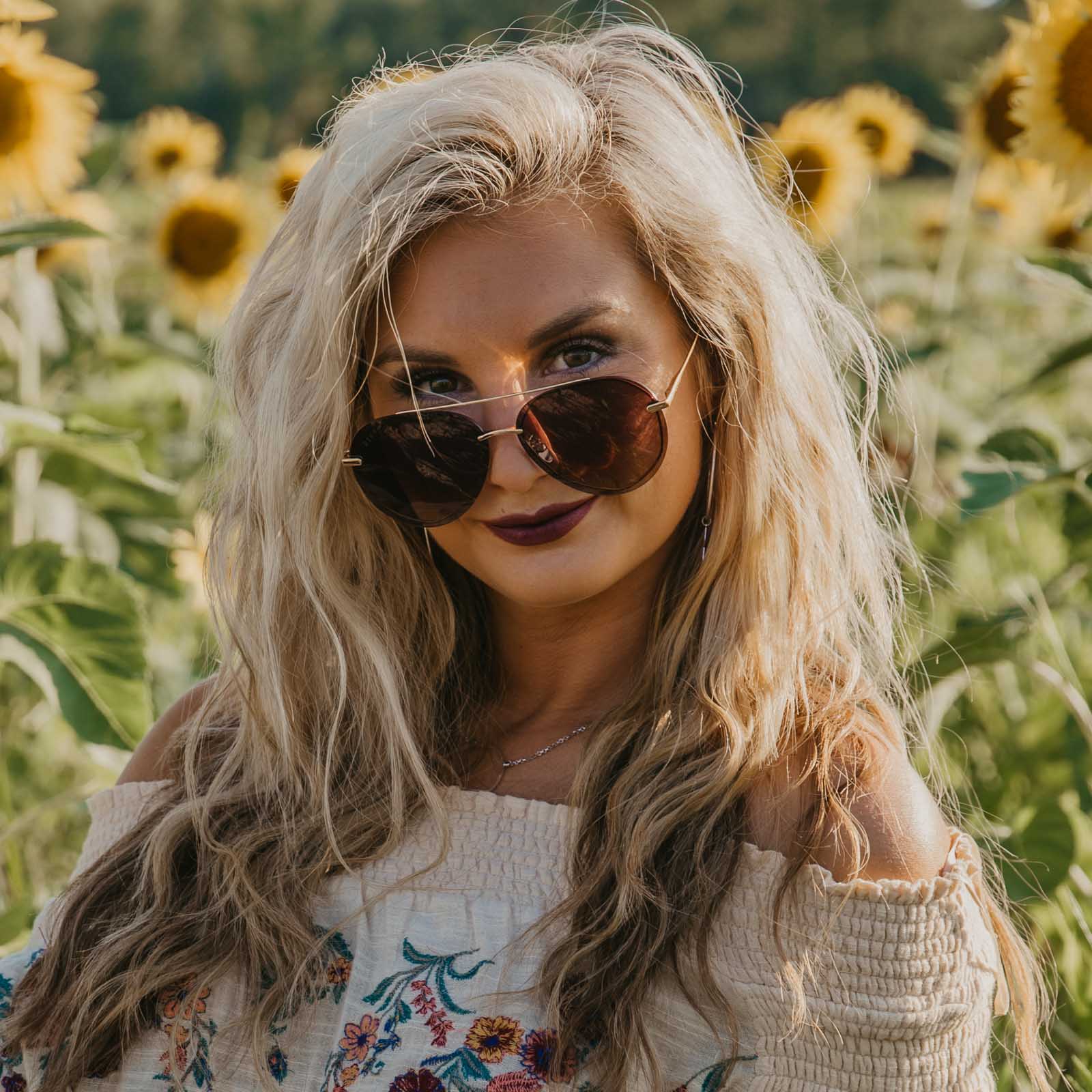 LENOX - GOLD + SEA TORTOISE TIPS + BROWN GRADIENT SUNGLASSES - Image 12