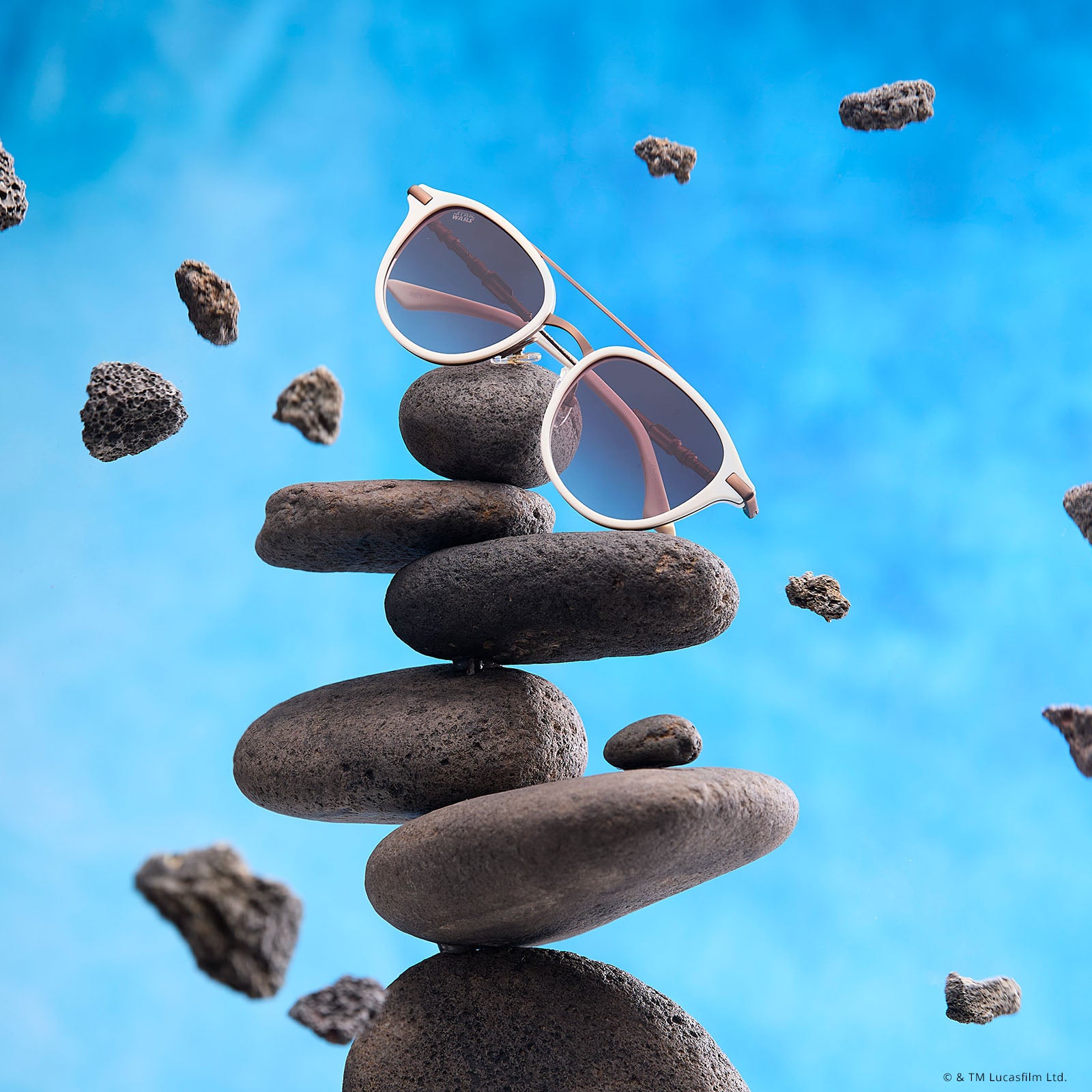 REY™ - OPALINE BRONZE + BROWN GRADIENT + POLARIZED SUNGLASSES - Image 7