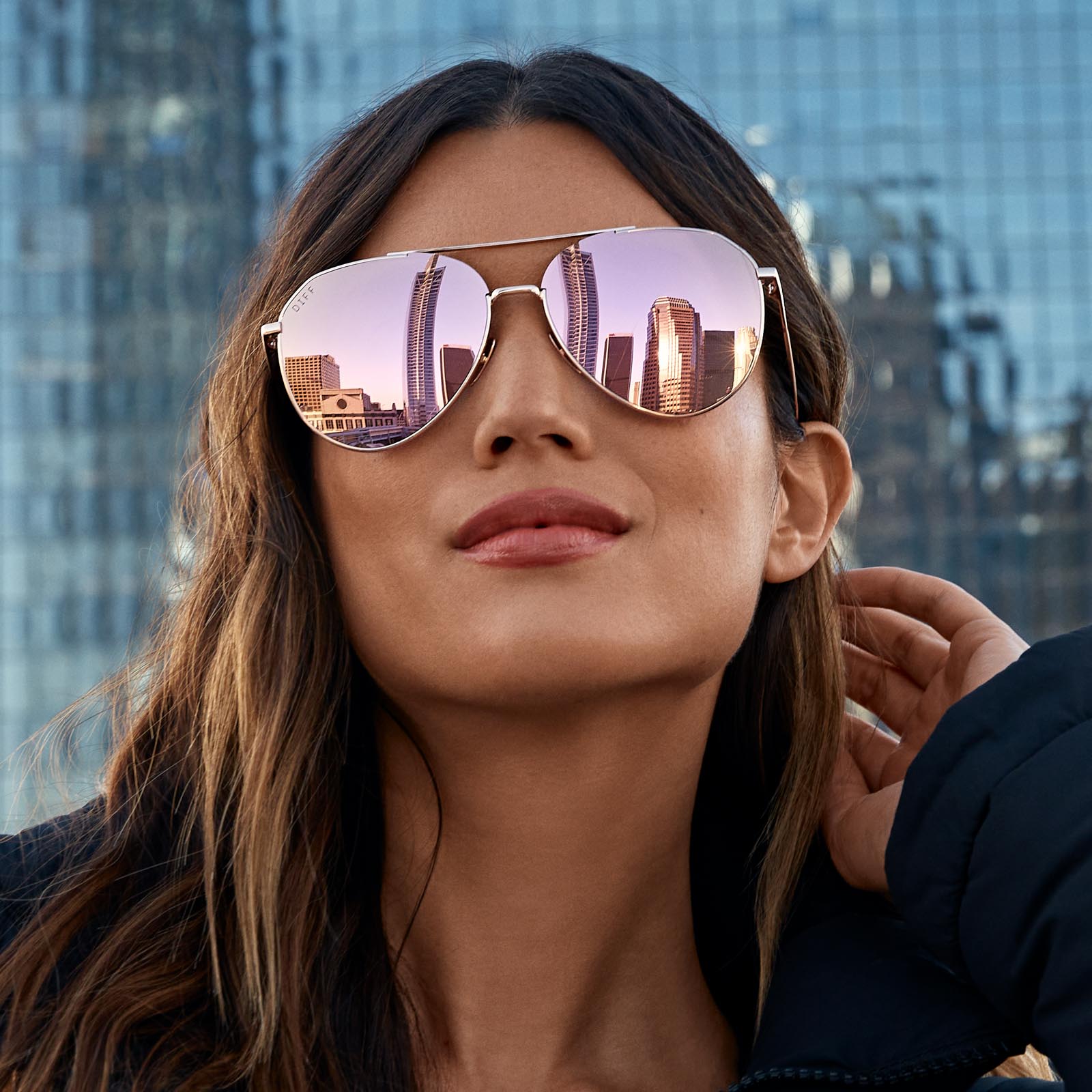 DASH - ROSE GOLD + CHERRY BLOSSOM MIRROR + POLARIZED SUNGLASSES - Image 6