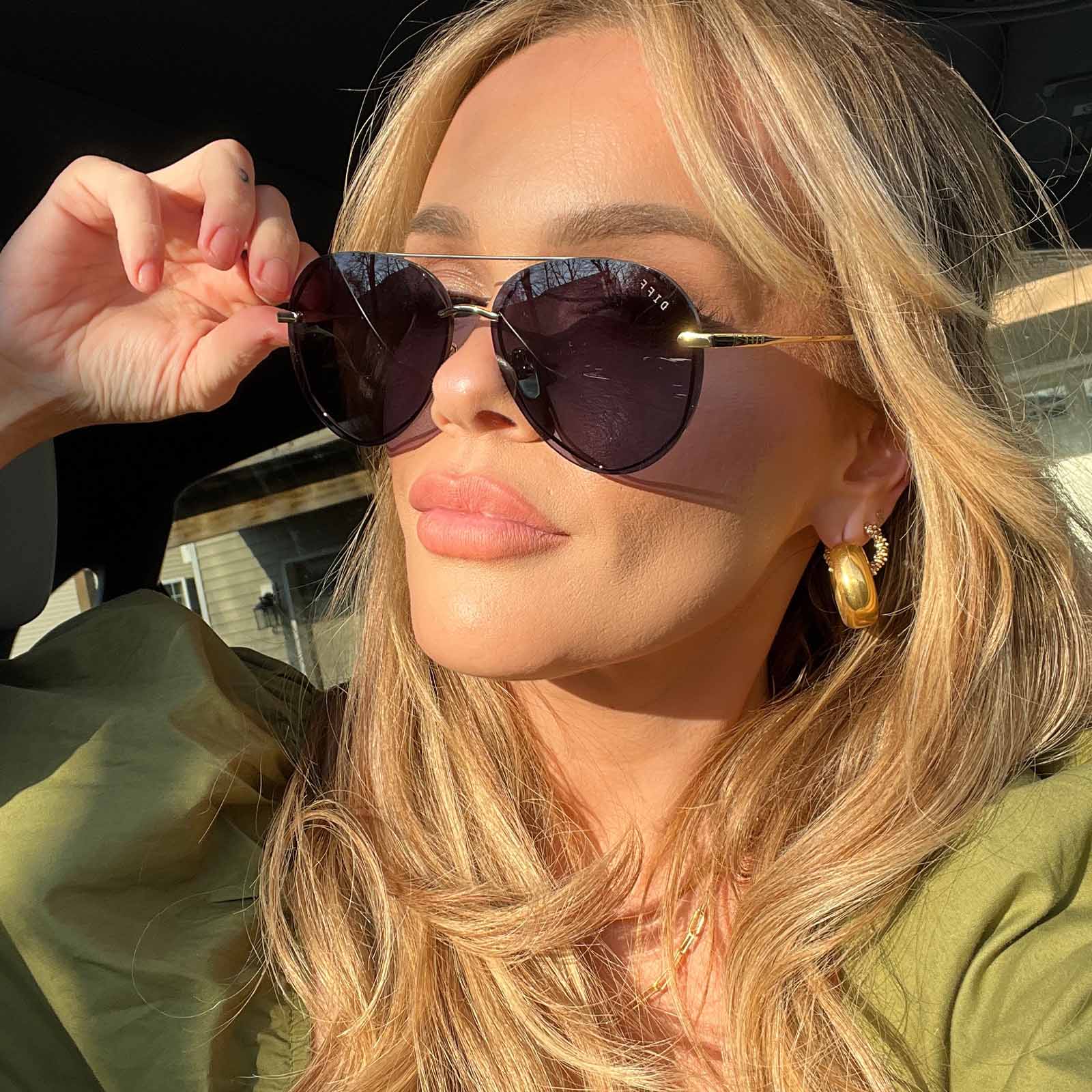 LENOX - GOLD + BLUE GRADIENT + POLARIZED SUNGLASSES - Image 11