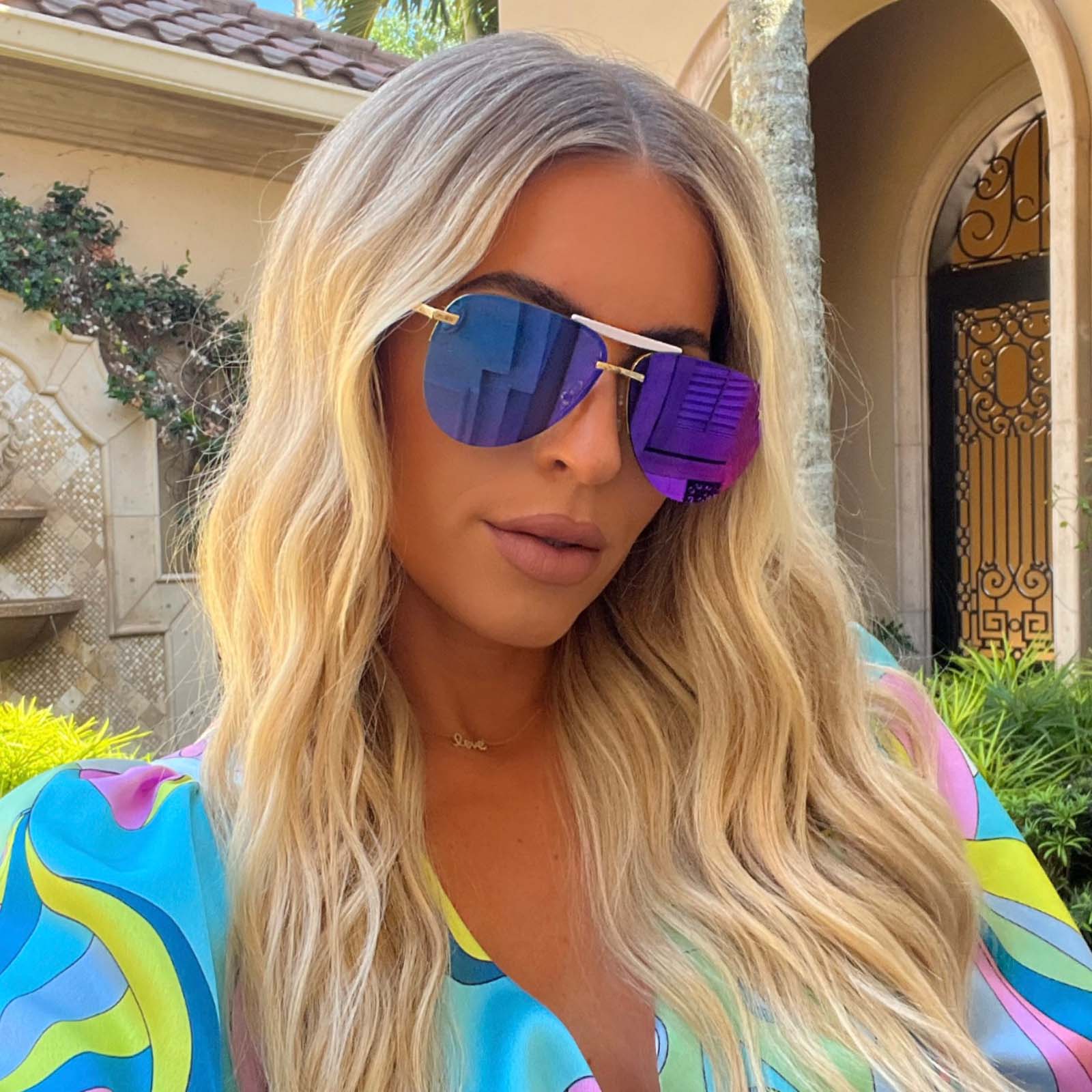 TAHOE - GOLD + PURPLE MIRROR SUNGLASSES - Image 13