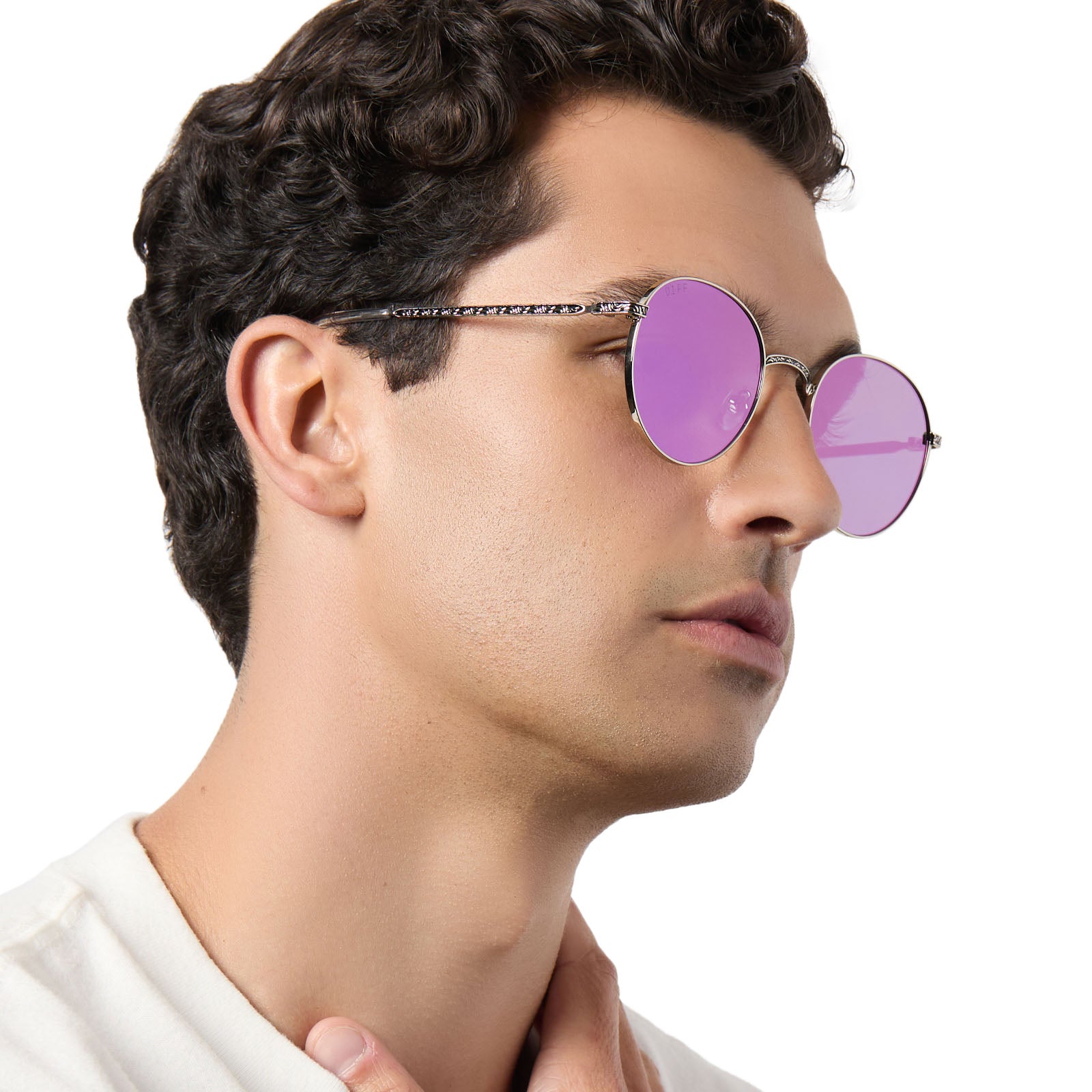 MACE WINDU™ - SPACE OXIDIZED STEEL + LIGHTSABER™️ PURPLE SUNGLASSES - Image 10