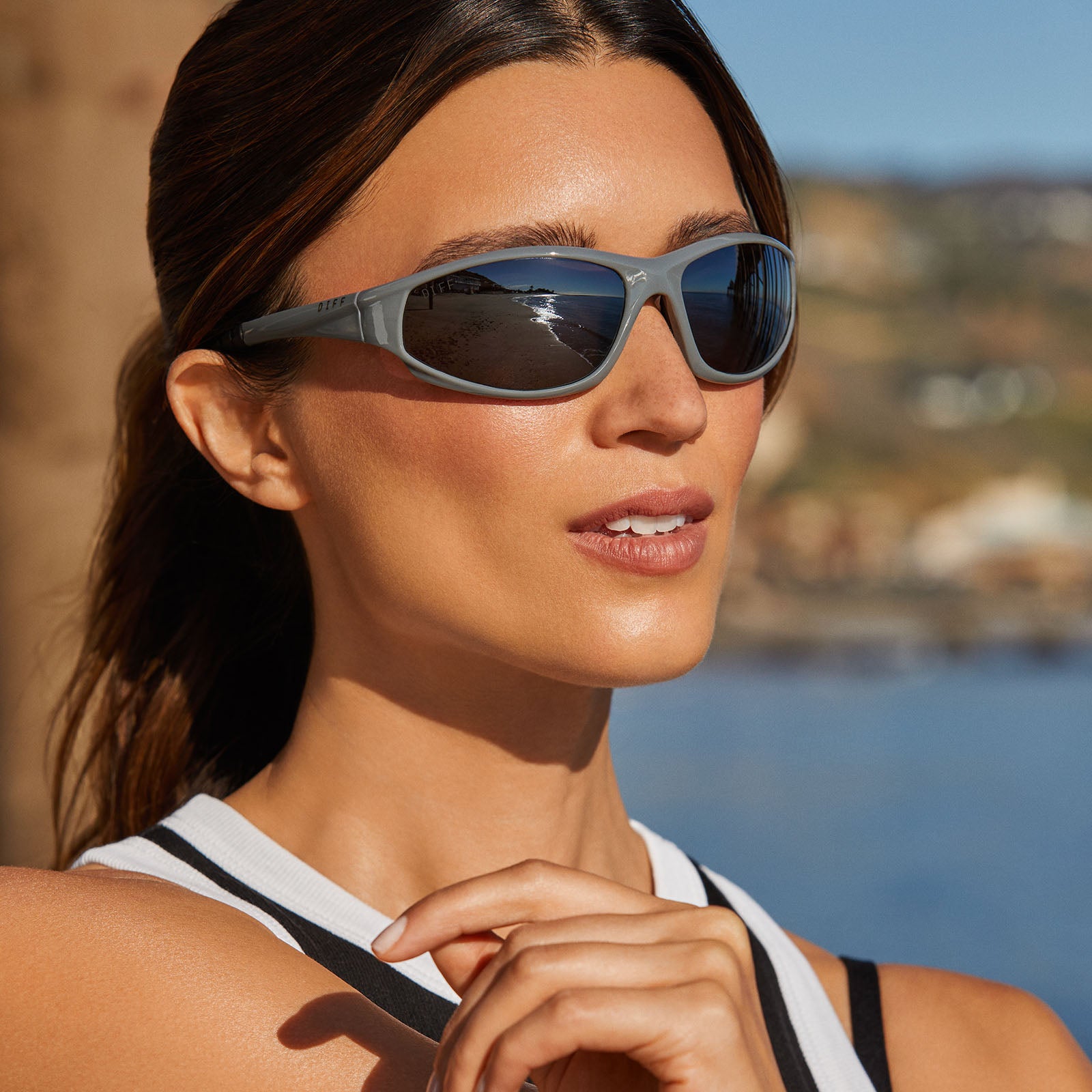 LIGHTNING - SLATE GREY + GREY W/ SILVER FLASH + POLARIZED SUNGLASSES - Image 5