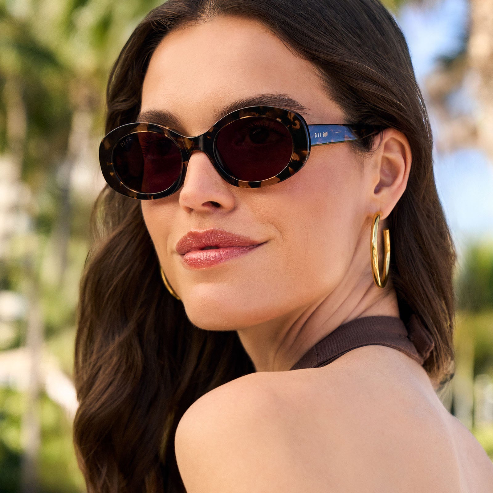 LAINEY - ESPRESSO TORTOISE + BROWN SUNGLASSES - Image 6