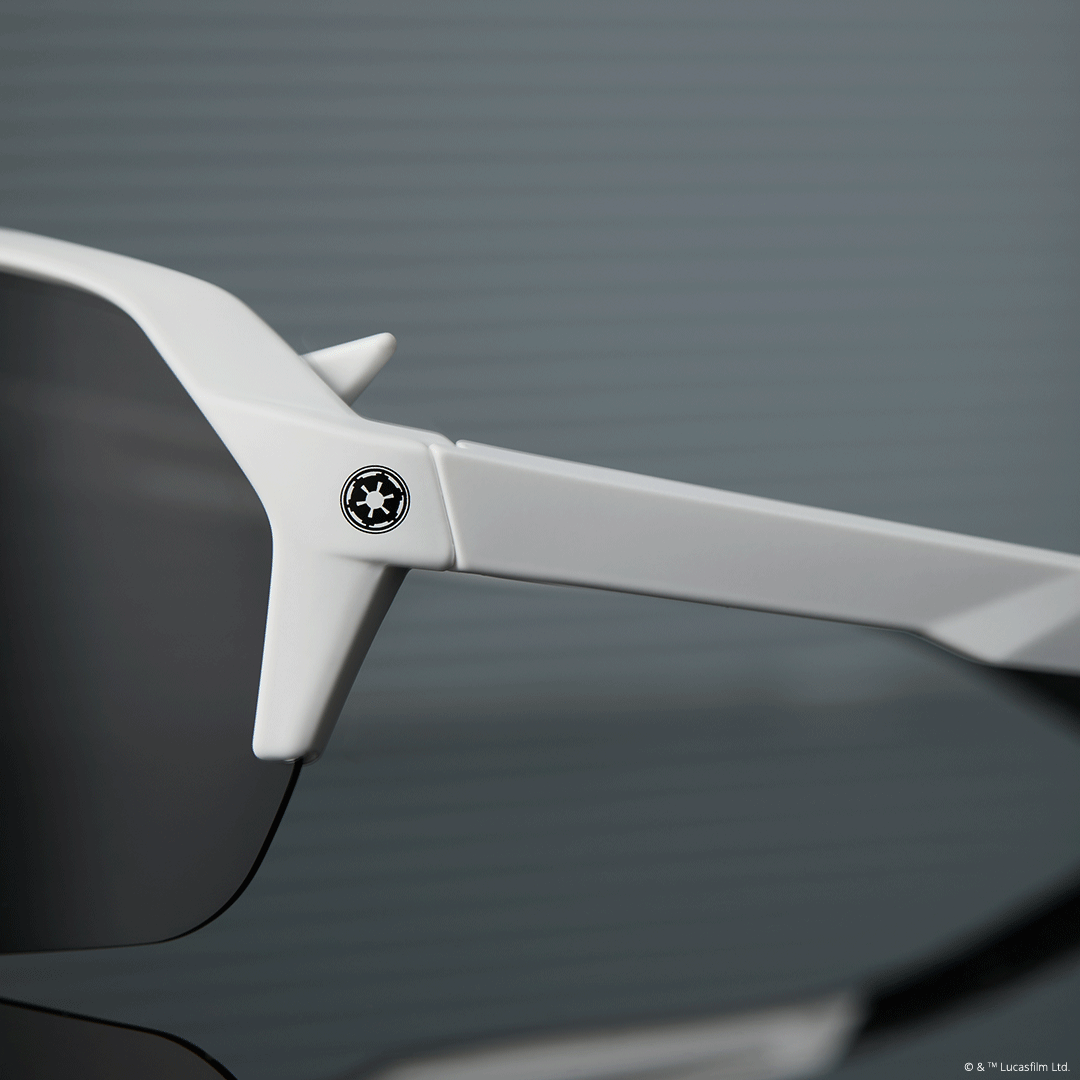 STORMTROOPER SPORT - GALACTIC WHITE + CATEGORY 3 POLARIZED DARK GREY SUNGLASSES - Image 8
