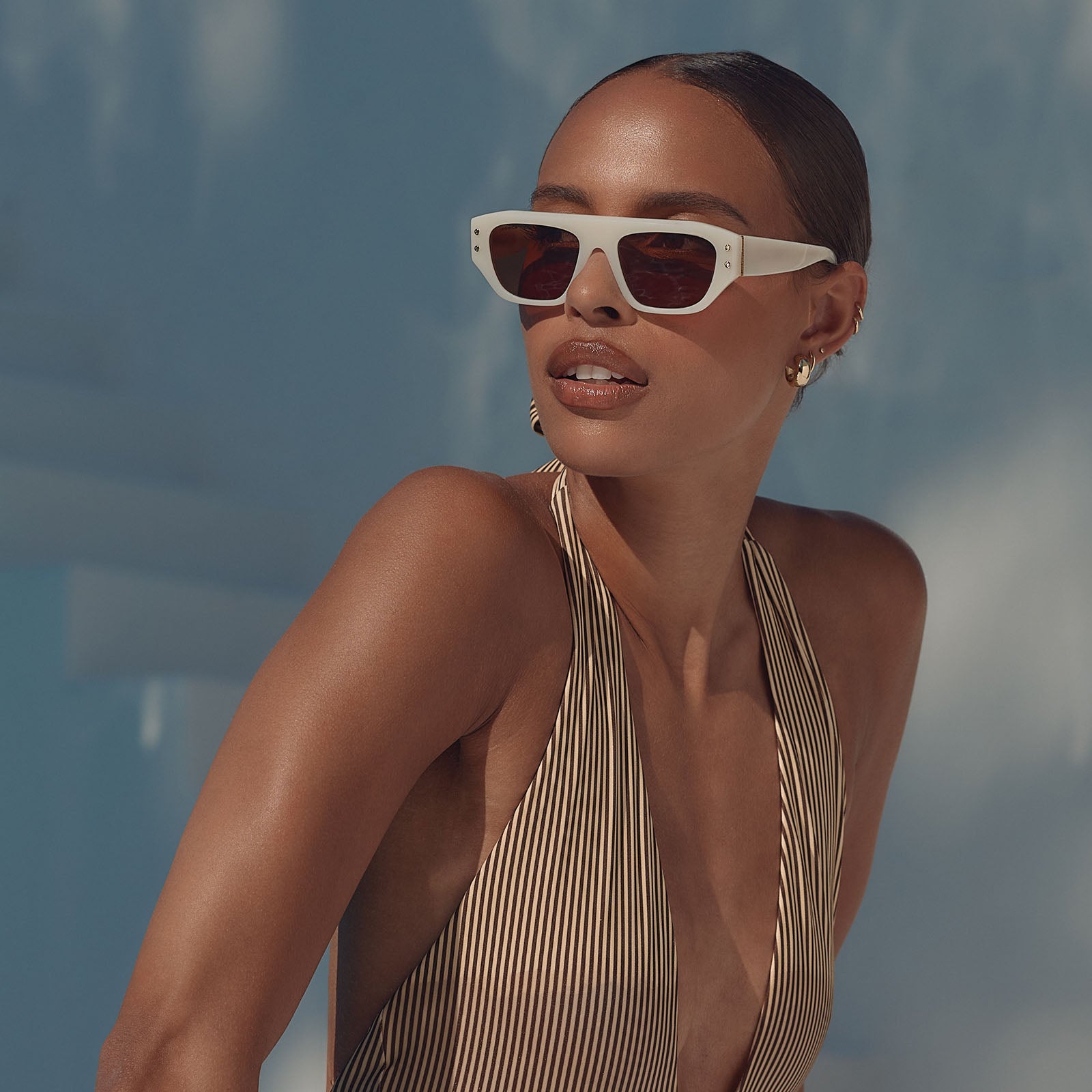CALLA - MERINGUE + BROWN + POLARIZED + SUNGLASSES - Image 7