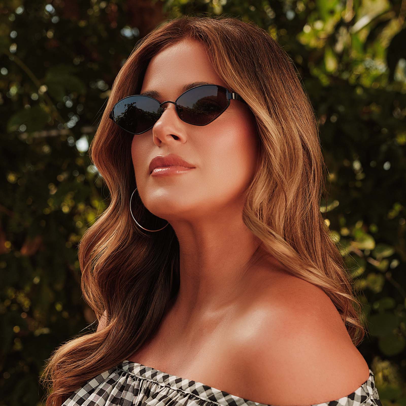 JOJO FLETCHER - JORDY + BLACK + GREY + POLARIZED SUNGLASSES - Image 7