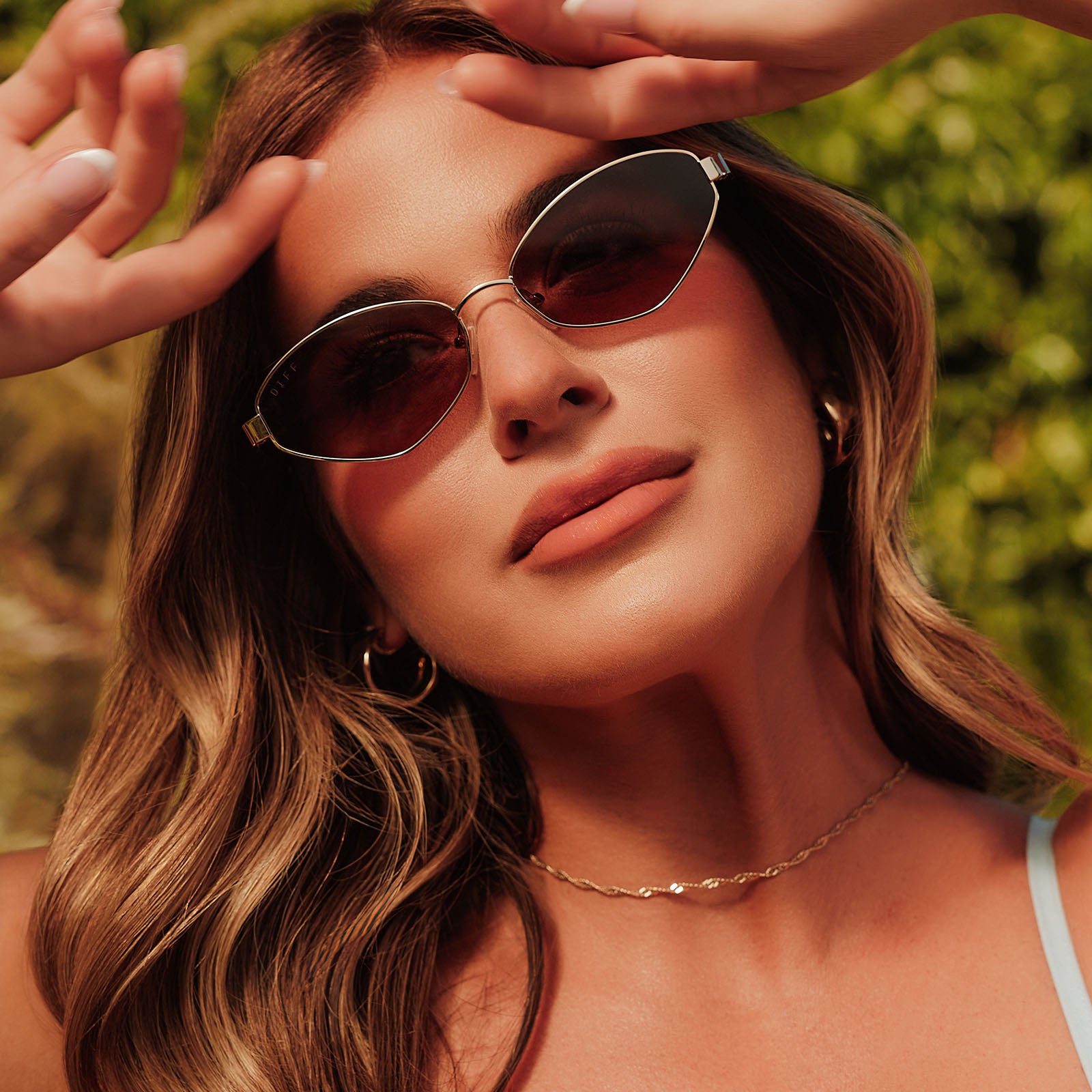 JOJO FLETCHER - JORDY + GOLD + HORN TORTOISE + BROWN SUNGLASSES - Image 7