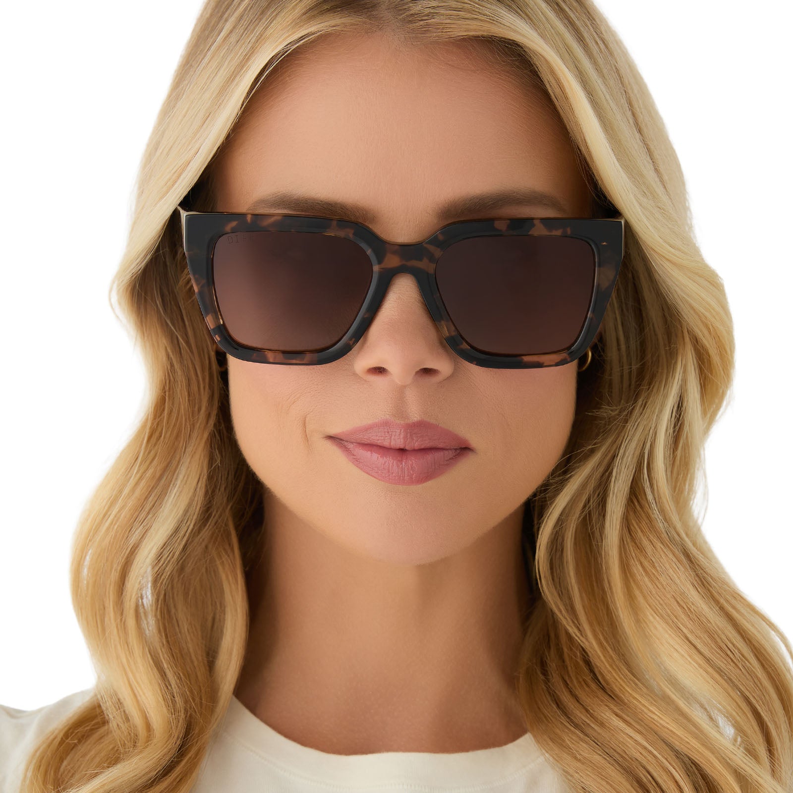 AMARA - DARK CHERRY LACQUER + GREY GRADIENT SUNGLASSES - Image 5