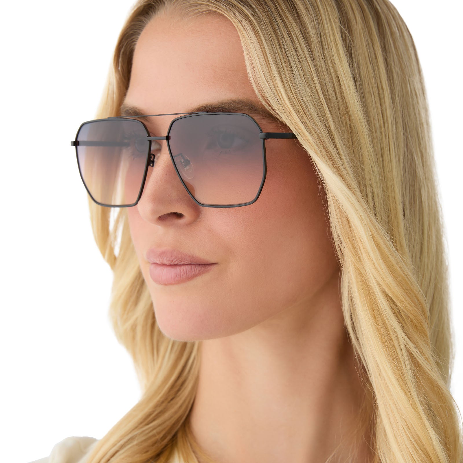 BERKELY - BLACK + TWILIGHT GRADIENT SUNGLASSES - Image 10
