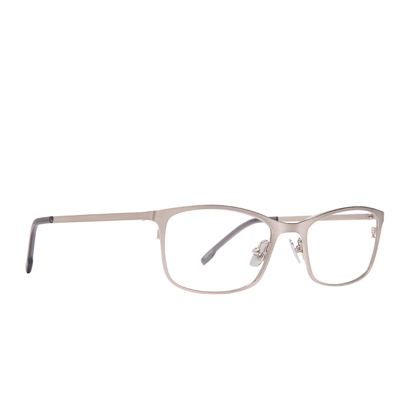 BERNIE - BRUSHED SILVER + GLASSES - Image 2