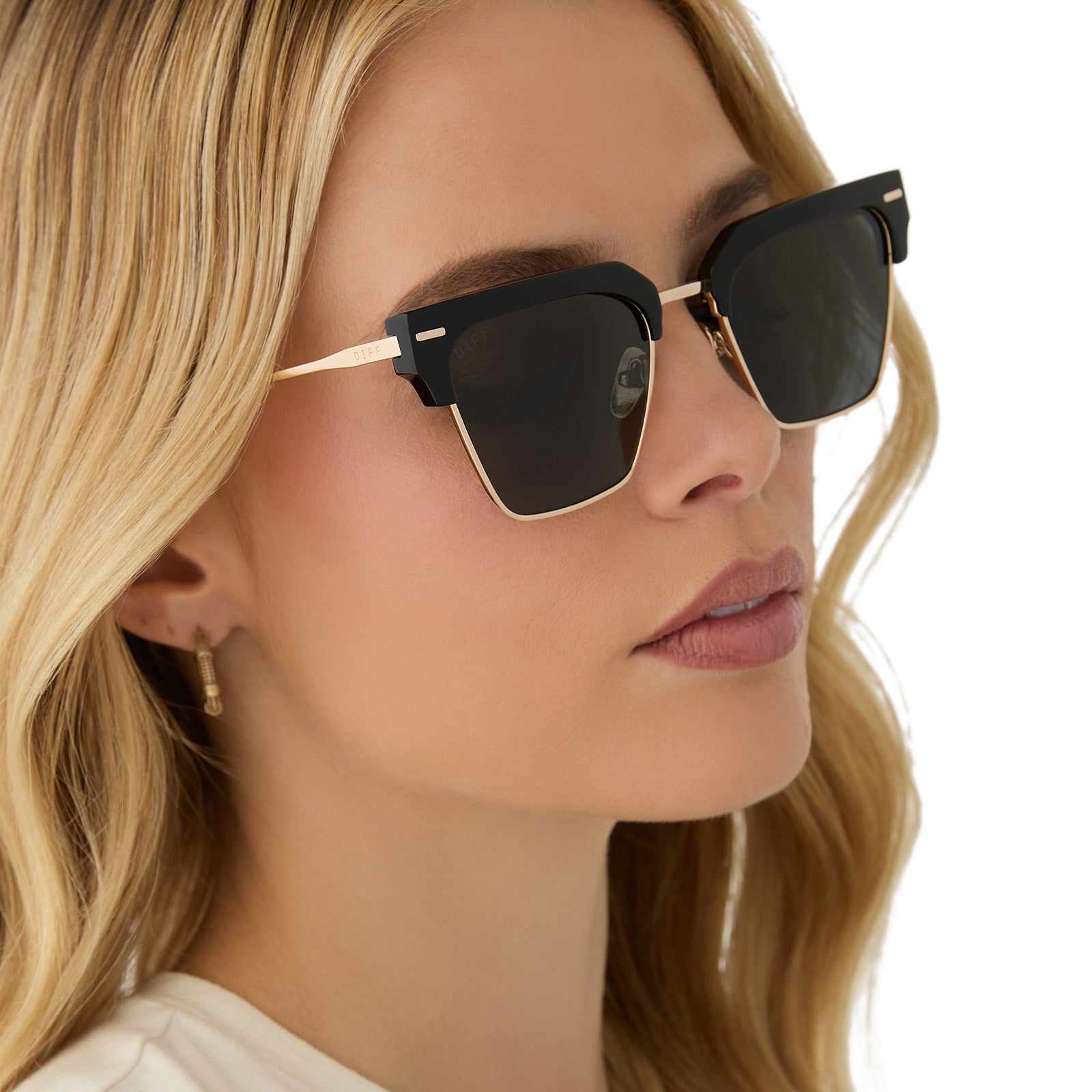 CAPRI - BLACK + GREY + POLARIZED SUNGLASSES - Image 5