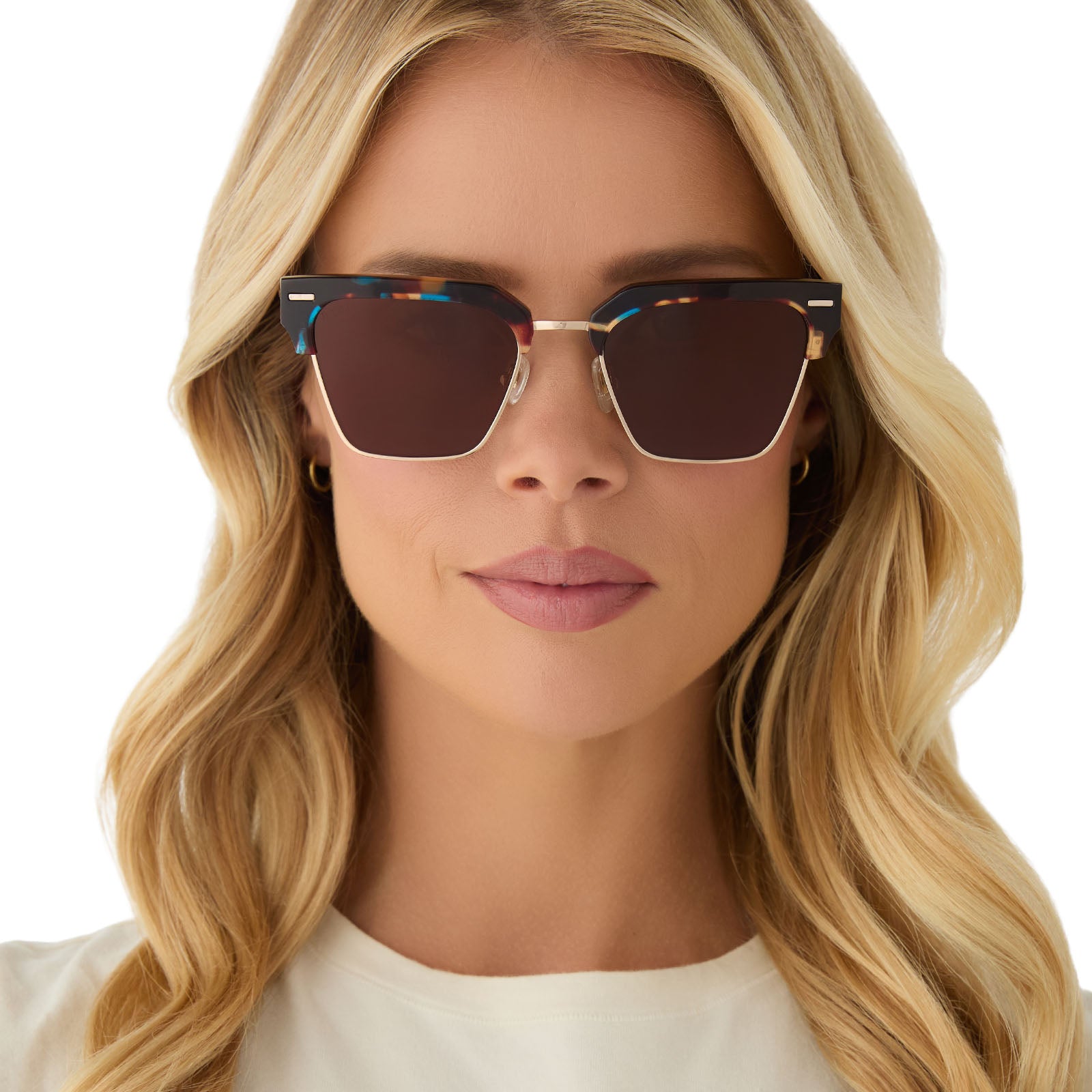 CAPRI - CONFETTI TORTOISE + BROWN SUNGLASSES - Image 7