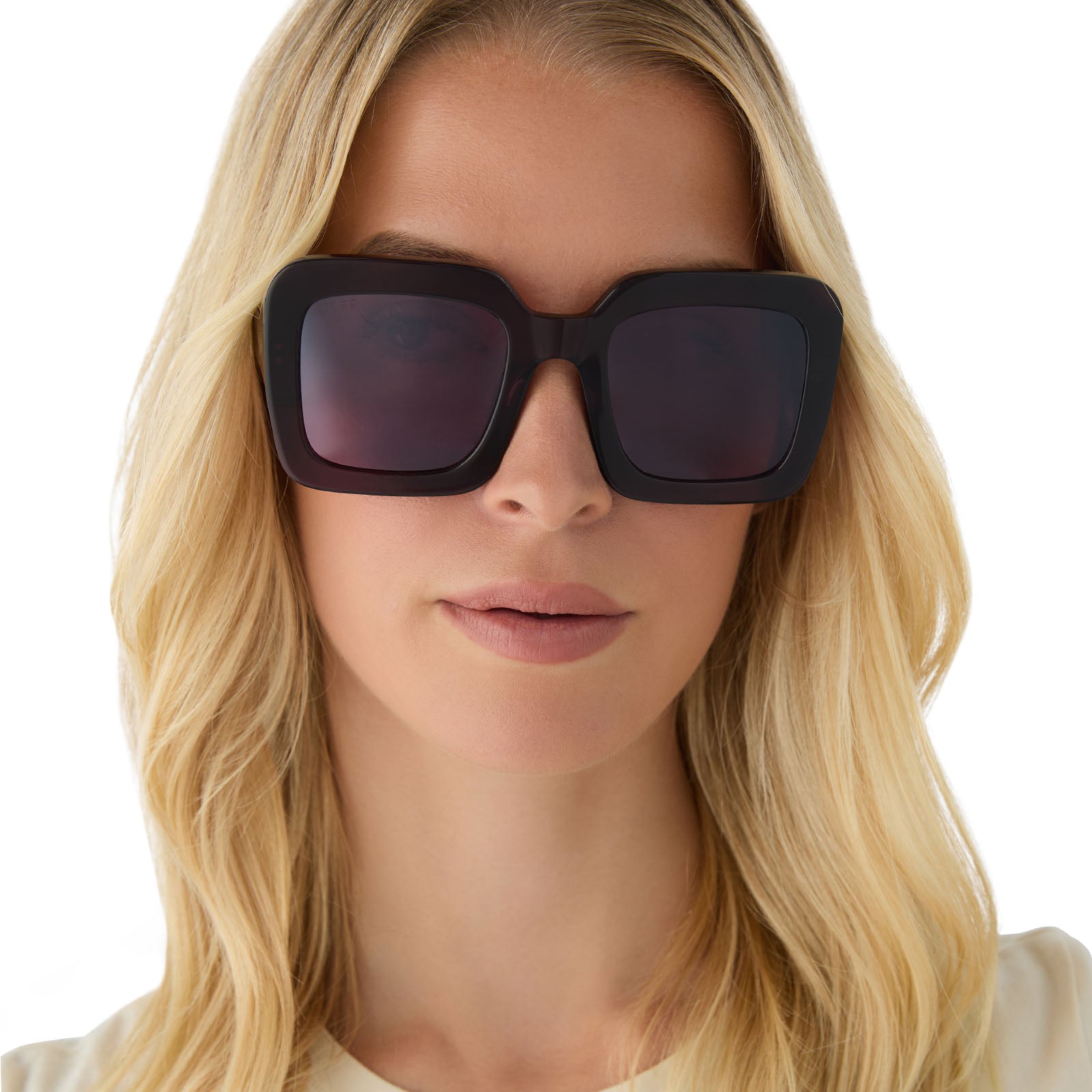CHARISE - AUBERGINE + AUBERGINE W SILVER FLASH SUNGLASSES - Image 6
