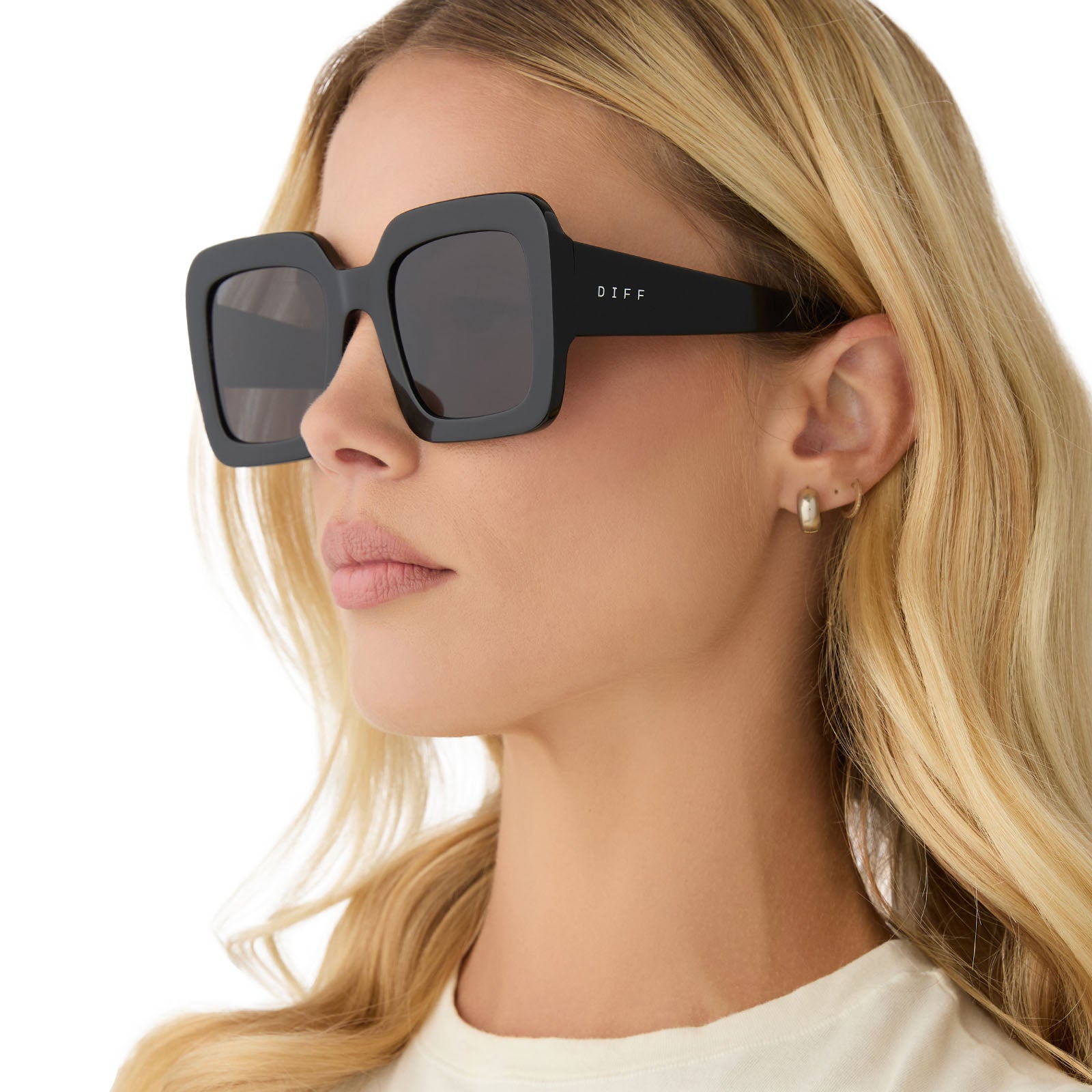 CHARISE - BLACK + GREY + POLARIZED SUNGLASSES - Image 6