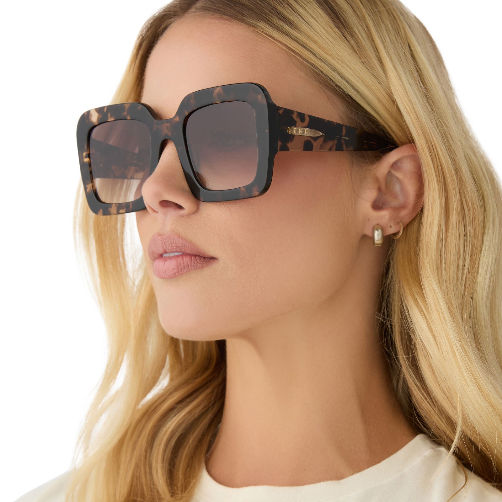 CHARISE - ESPRESSO TORTOISE + BROWN GRADIENT SUNGLASSES - Image 7