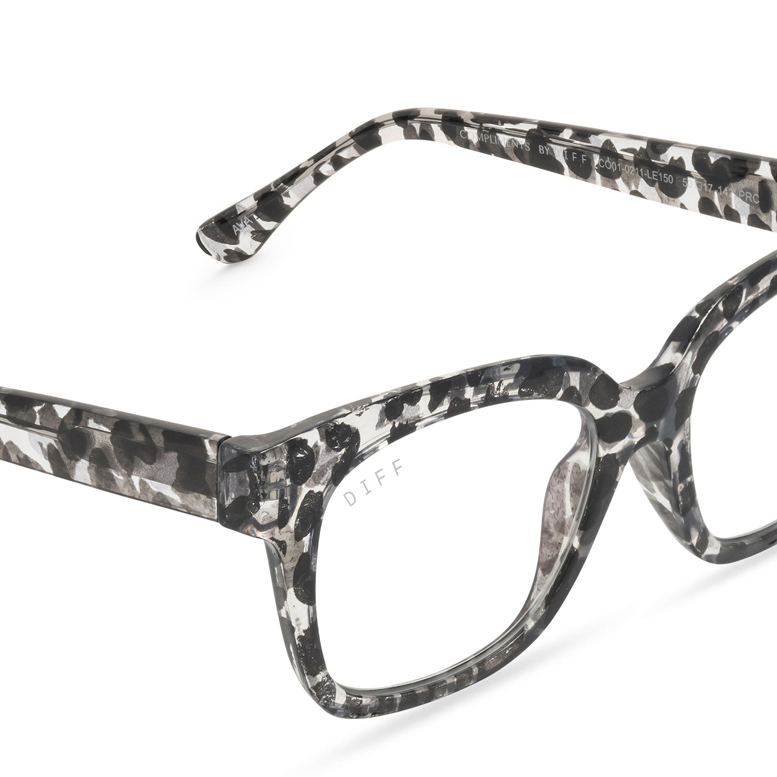 AVA - CLEAR LEOPARD + BLUE LIGHT READERS - Image 3