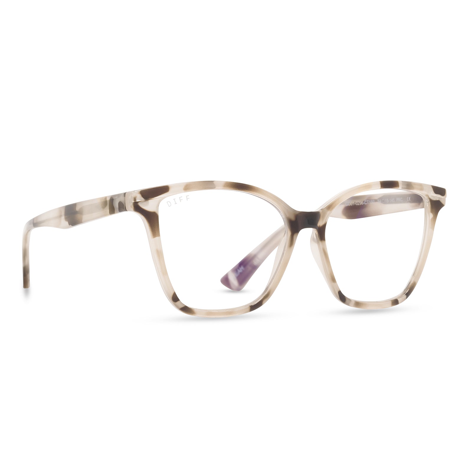 LEAH - CREAM TORTOISE + BLUE LIGHT READERS - Image 2