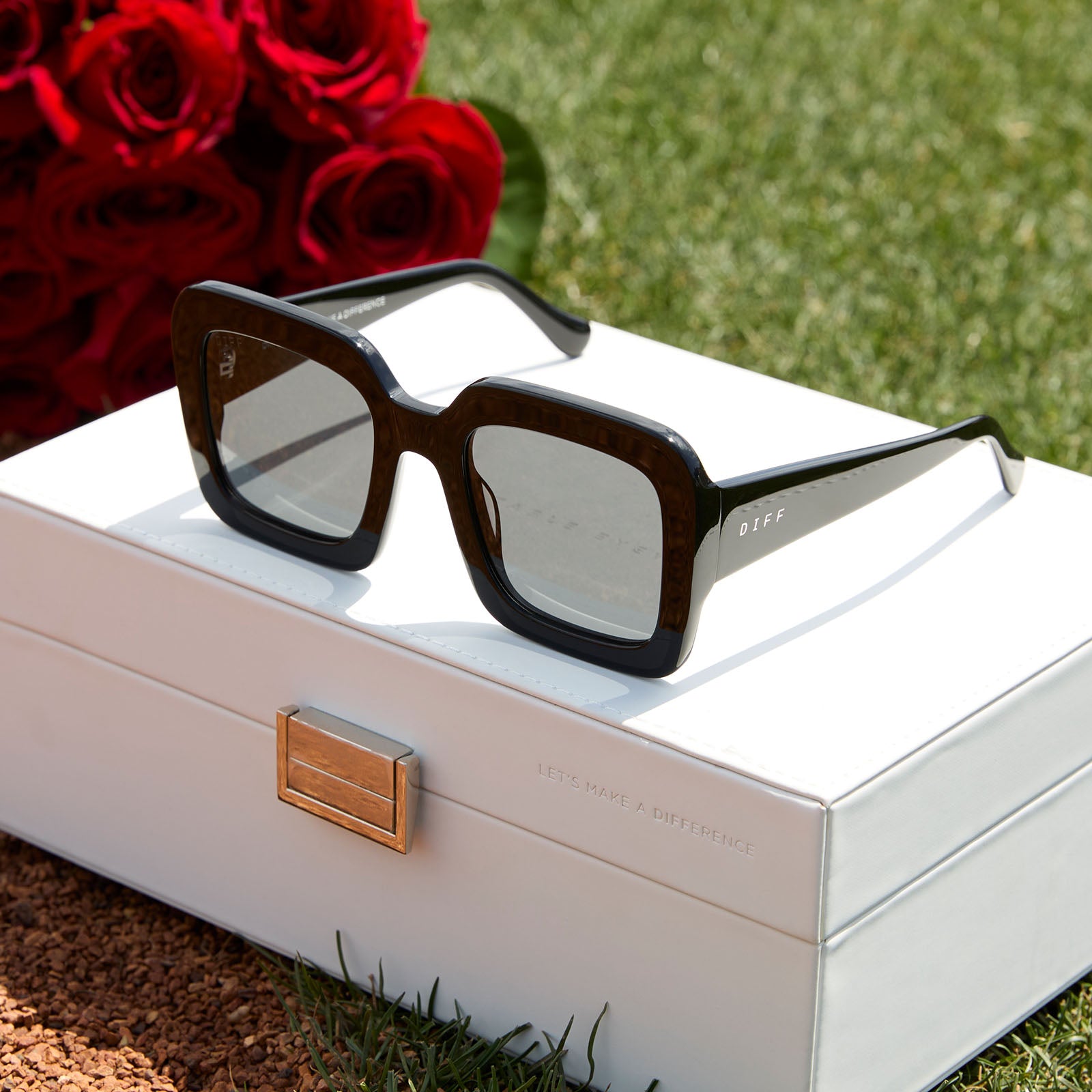 CHARISE - BLACK + GREY + POLARIZED SUNGLASSES - Image 5