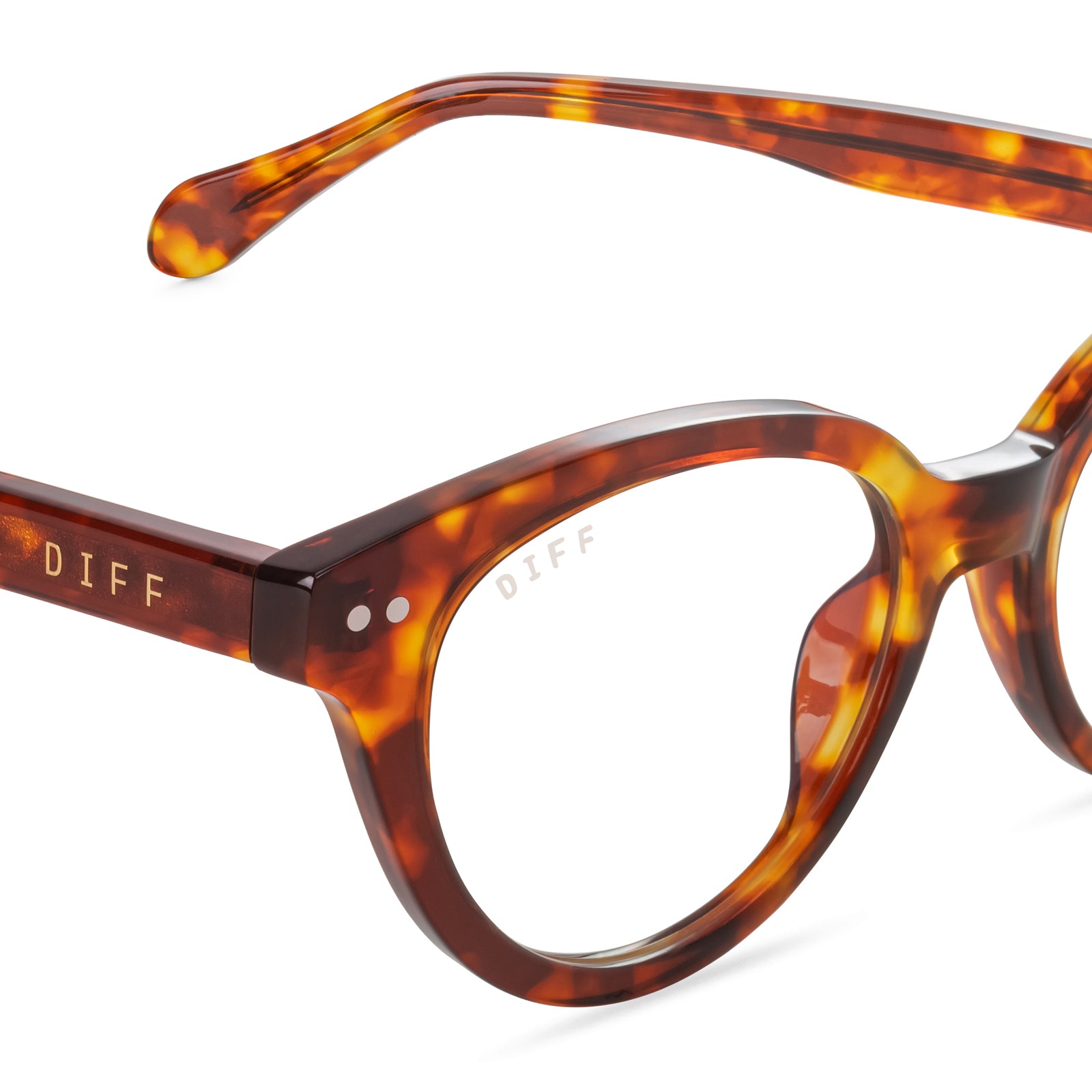 CARLY - AMBER TORTOISE + GLASSES - Image 2