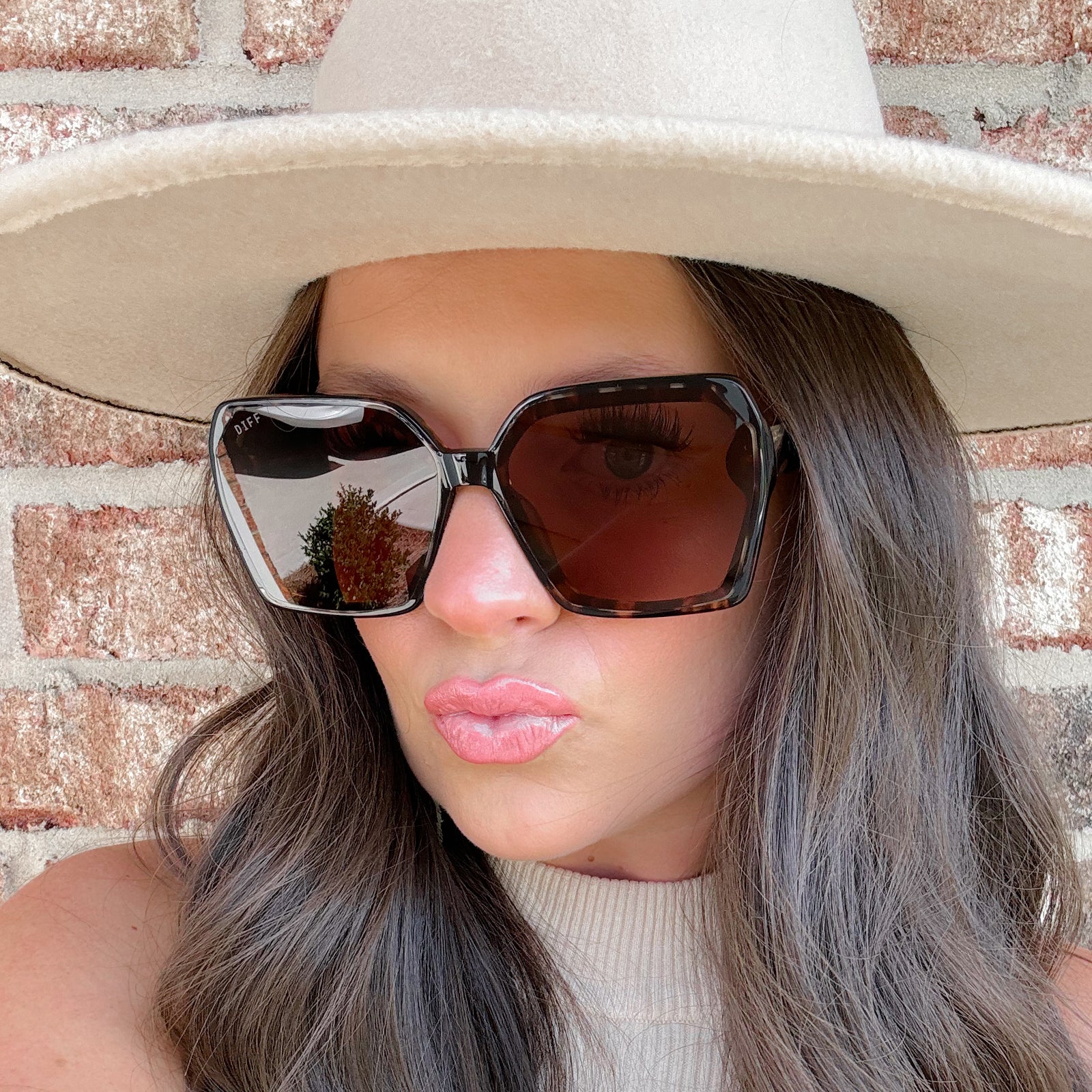 PRESLEY - ESPRESSO TORTOISE + BROWN SUNGLASSES - Image 9