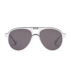 STORMTROOPER - GALACTIC WHITE + BLACK POLARIZED SUNGLASSES