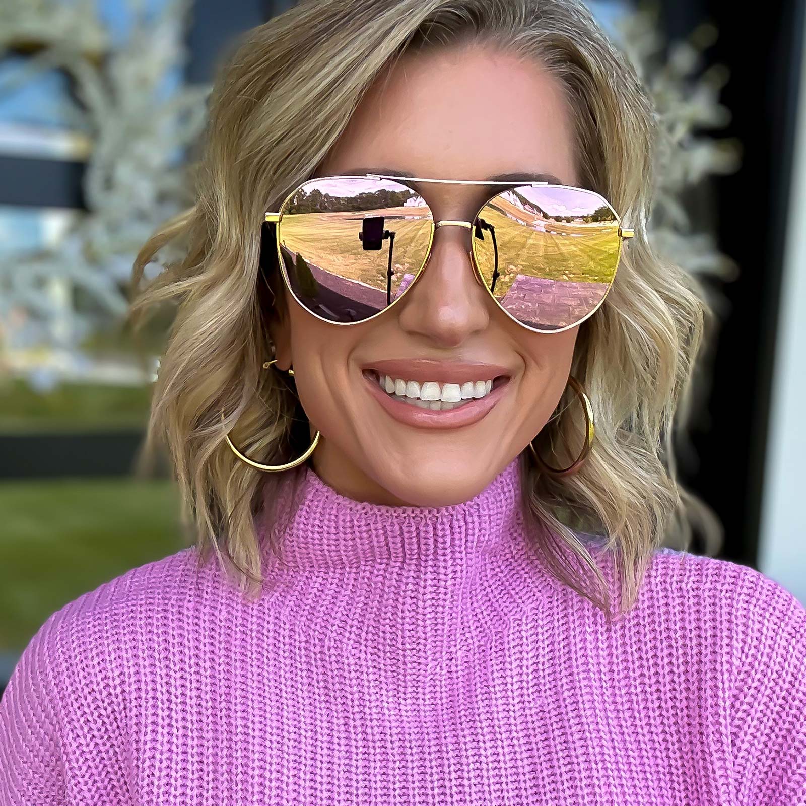 DASH - ROSE GOLD + CHERRY BLOSSOM MIRROR + POLARIZED SUNGLASSES - Image 8