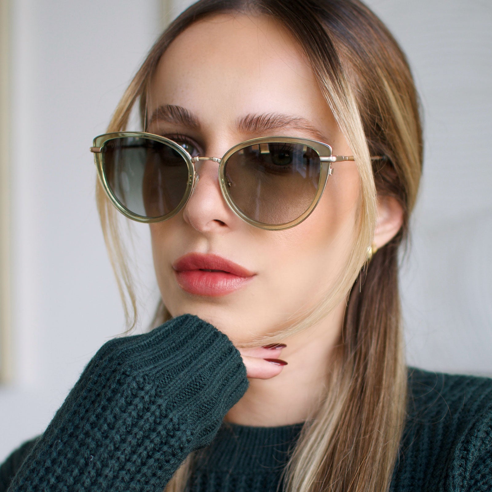 PRINCESS LEIA™ – ENDOR™ - TRANSLUCENT SAGE + GOLD + ENDOR™ FOREST MOON GREEN + POLARIZED SUNGLASSES - Image 7