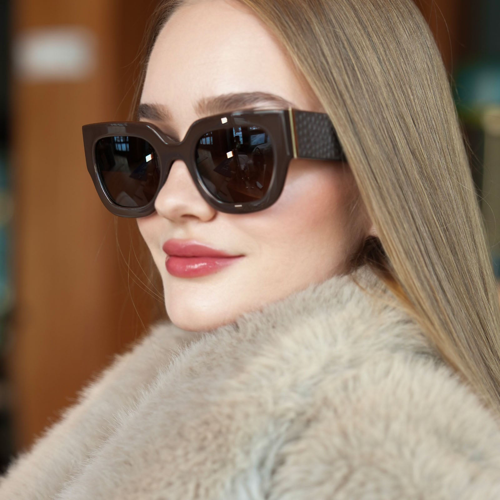 MAREN - TRUFFLE + TRUFFLE + POLARIZED SUNGLASSES - Image 5