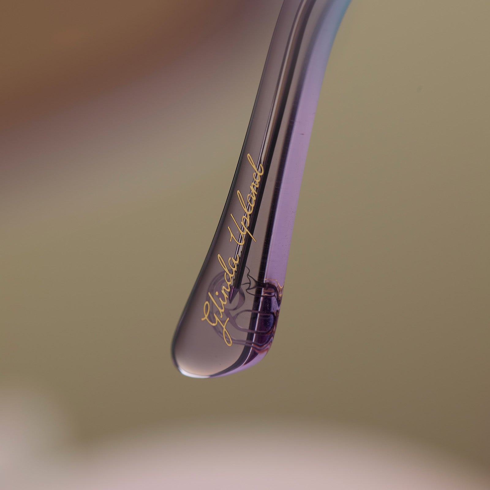 GLINDA UPLAND BUTTERFLY - IRIDESCENT PASTEL BLUE + LAVENDER + OPALESCENT GRADIENT PINK SUNGLASSES - Image 7