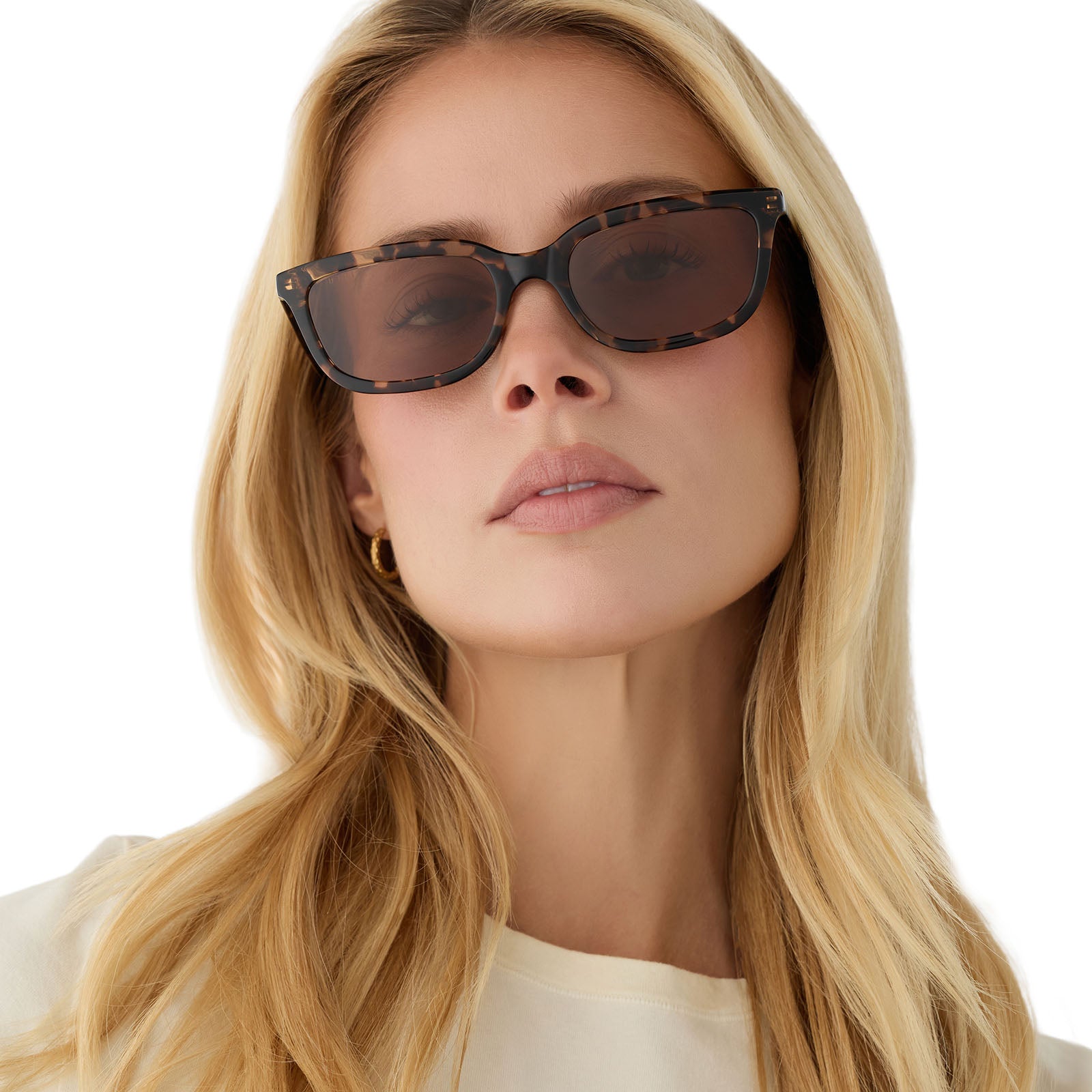 HANNAH - ESPRESSO TORTOISE + BROWN + POLARIZED SUNGLASSES - Image 8