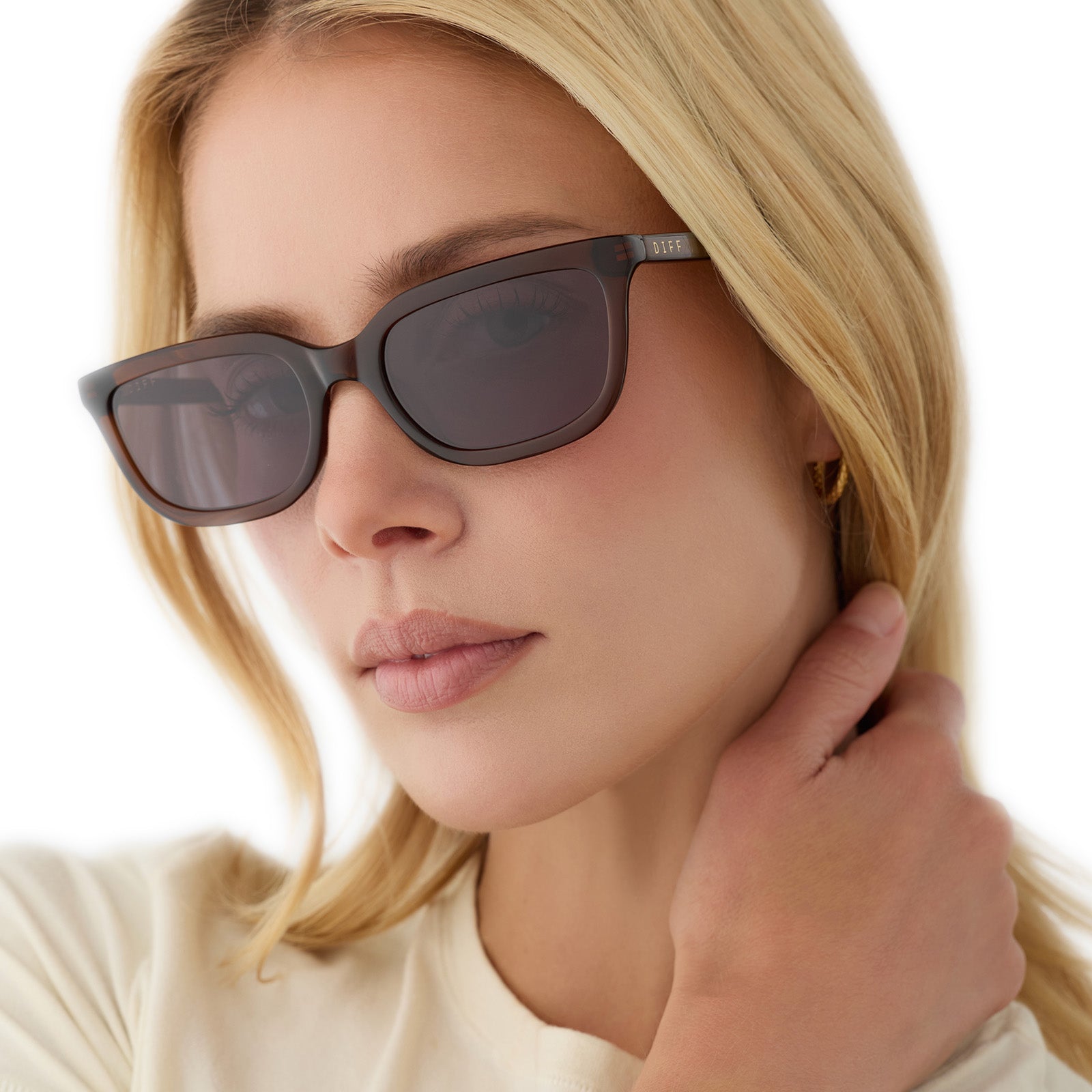 HANNAH - WHISKEY + GREY SUNGLASSES - Image 6