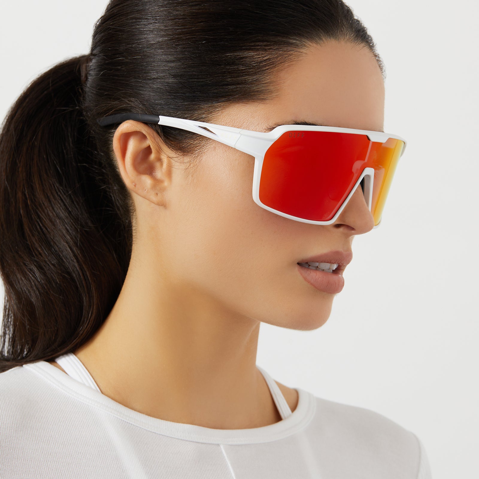 CHARGE - MATTE WHITE + SUNSET MIRROR + POLARIZED SUNGLASSES - Image 8