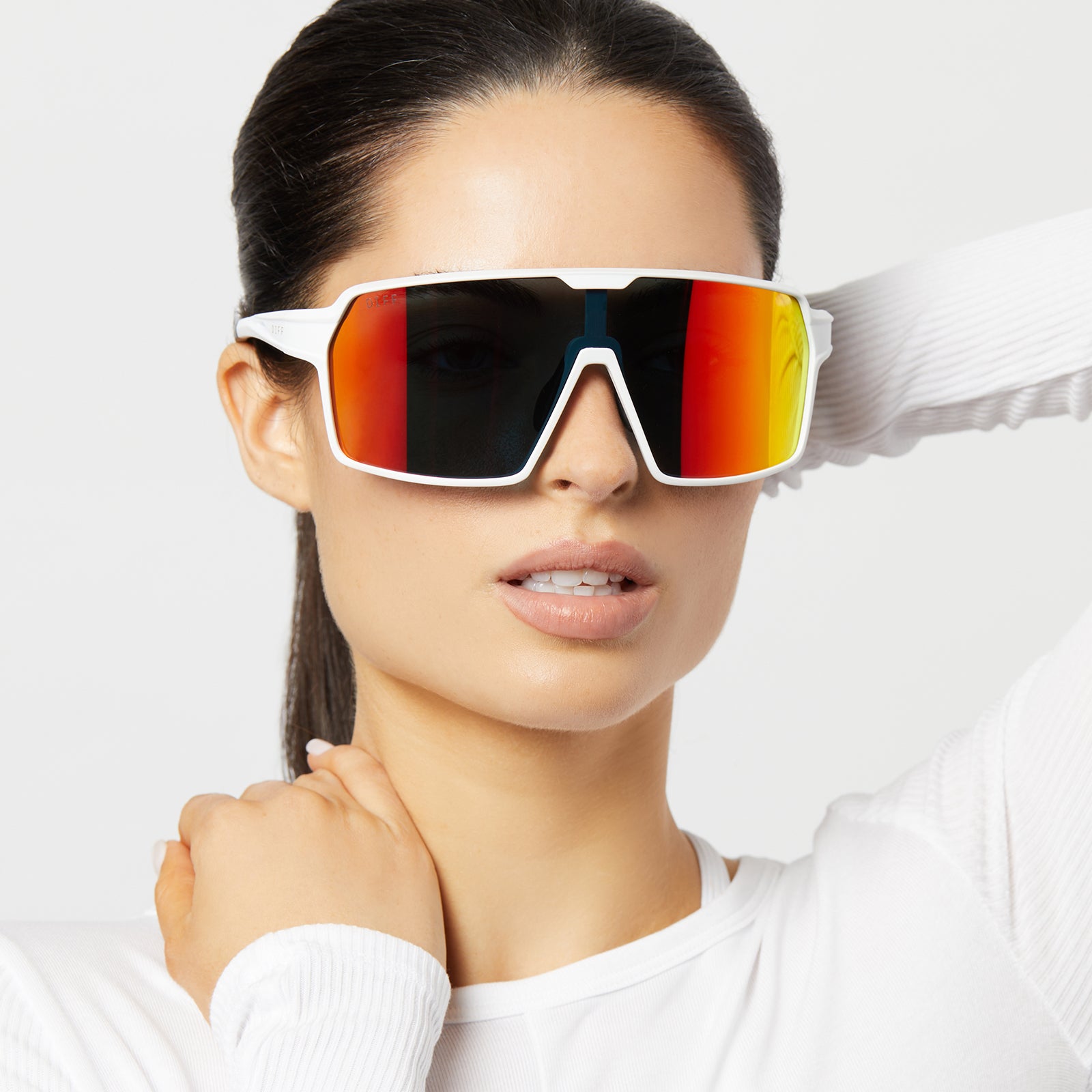 CHARGE - MATTE WHITE + SUNSET MIRROR + POLARIZED SUNGLASSES - Image 7