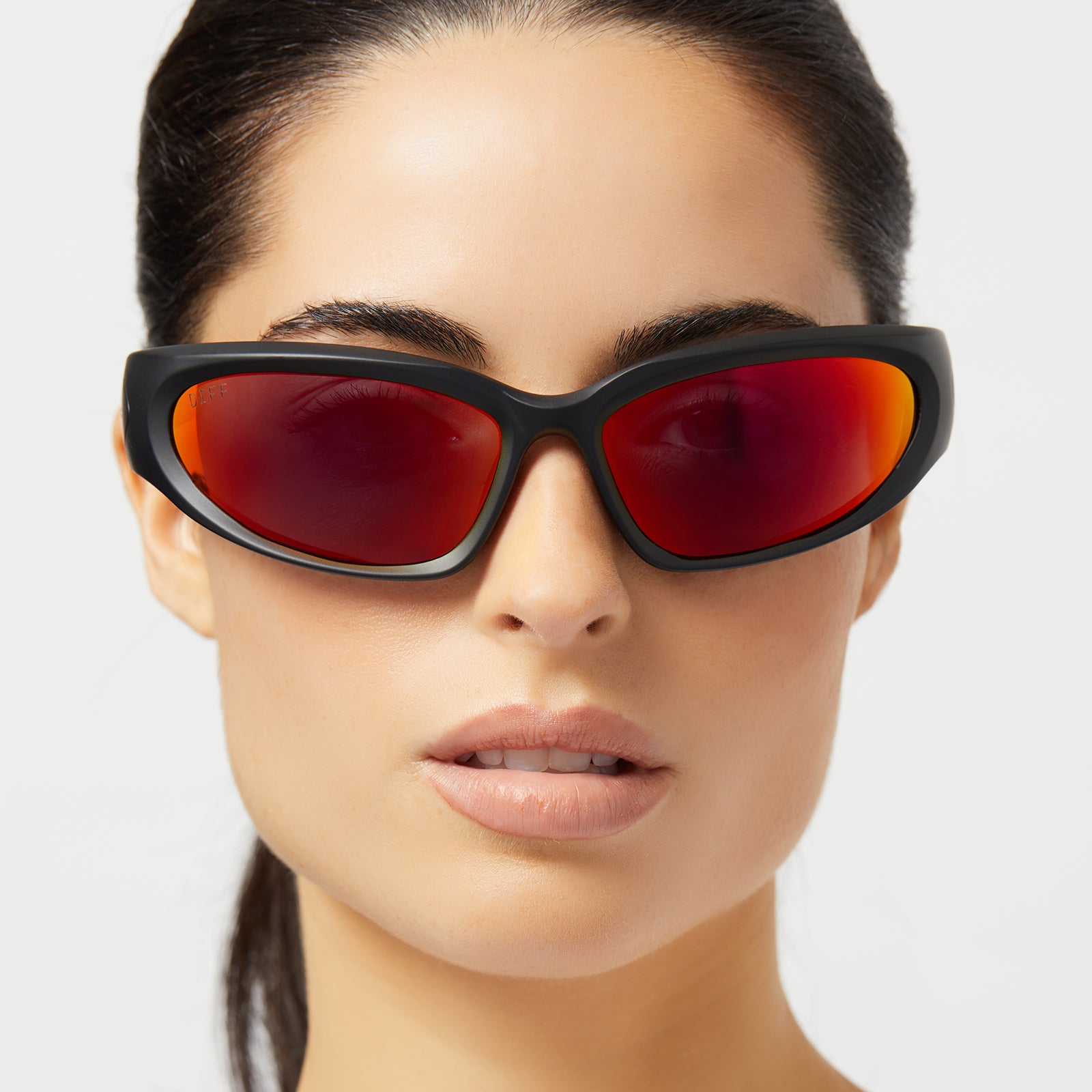 SIDE OUT - MATTE BLACK + SUNSET MIRROR + POLARIZED SUNGLASSES - Image 6