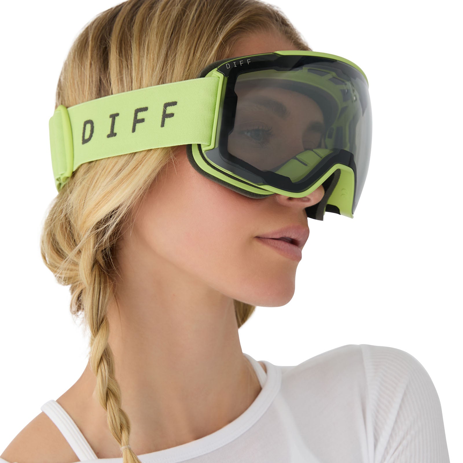 SNOW GOGGLES - ALPINE + LIME GREEN + HOT PINK MIRROR + POLARIZED GOGGLES & FREE GLACIER GREY LENS - Image 13