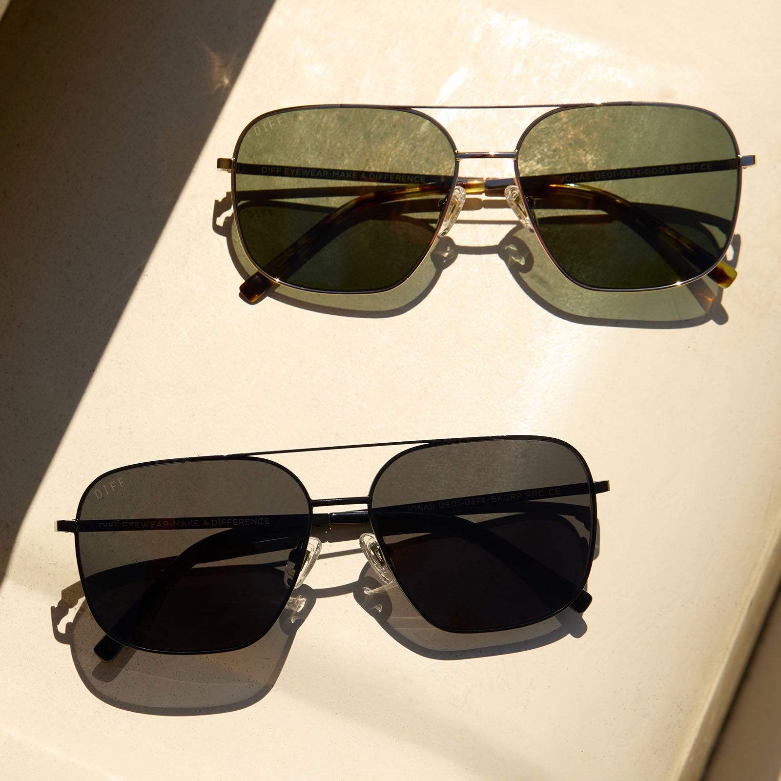 JONAS - GOLD + G15 POLARIZED SUNGLASSES - Image 13
