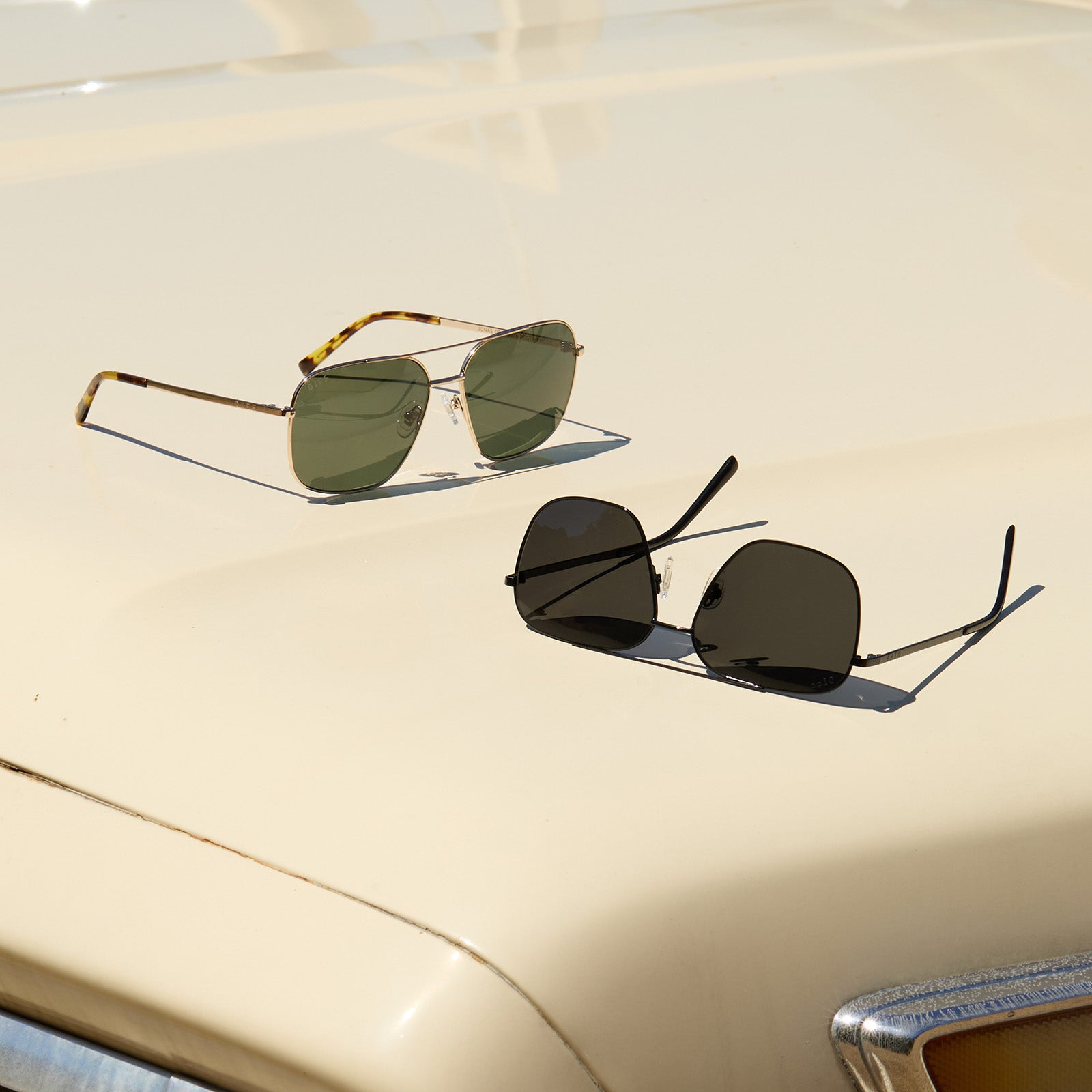 JONAS - BLACK + GREY POLARIZED SUNGLASSES - Image 7