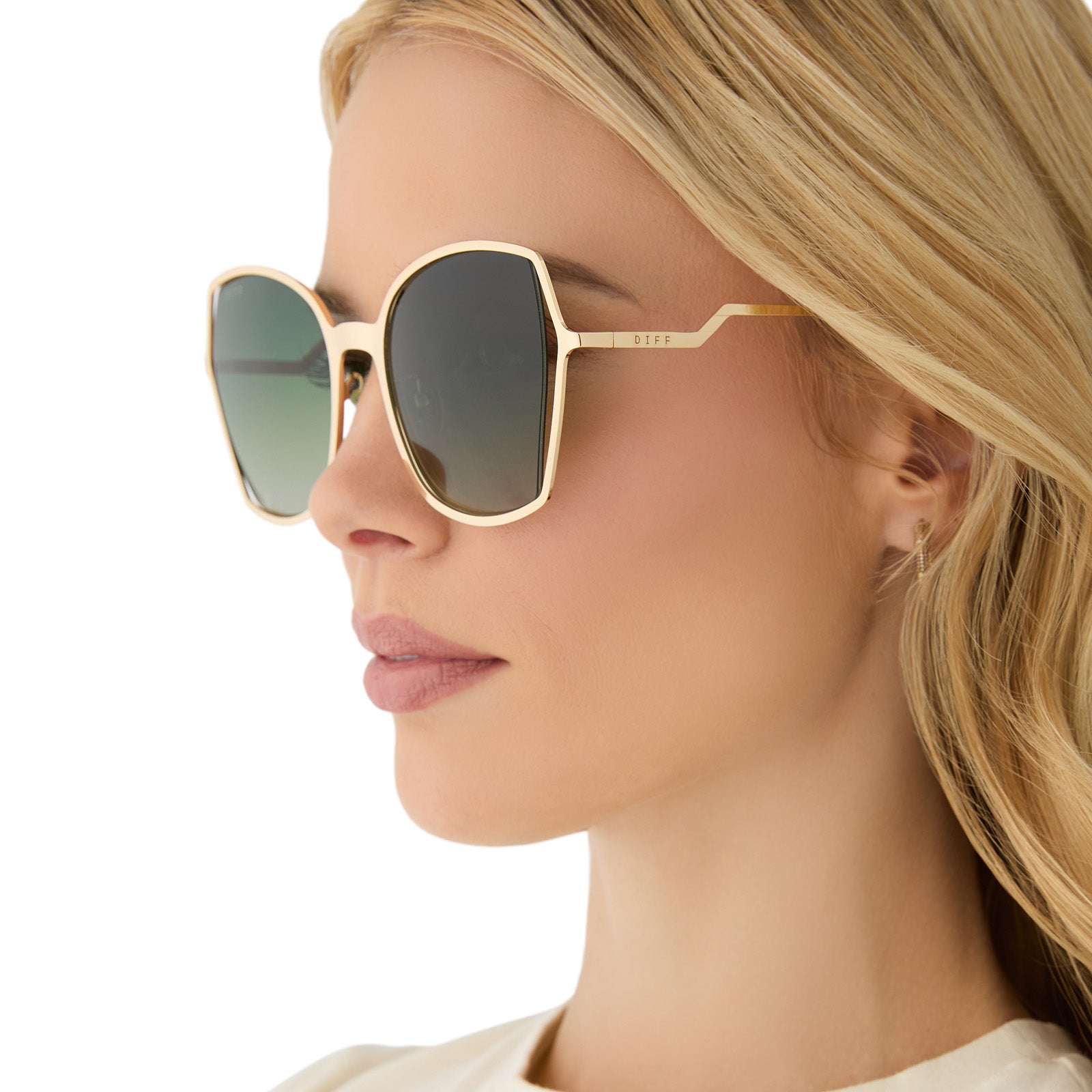 DONNA III - GOLD + COOL MATCHA GRADIENT + POLARIZED SUNGLASSES - Image 7