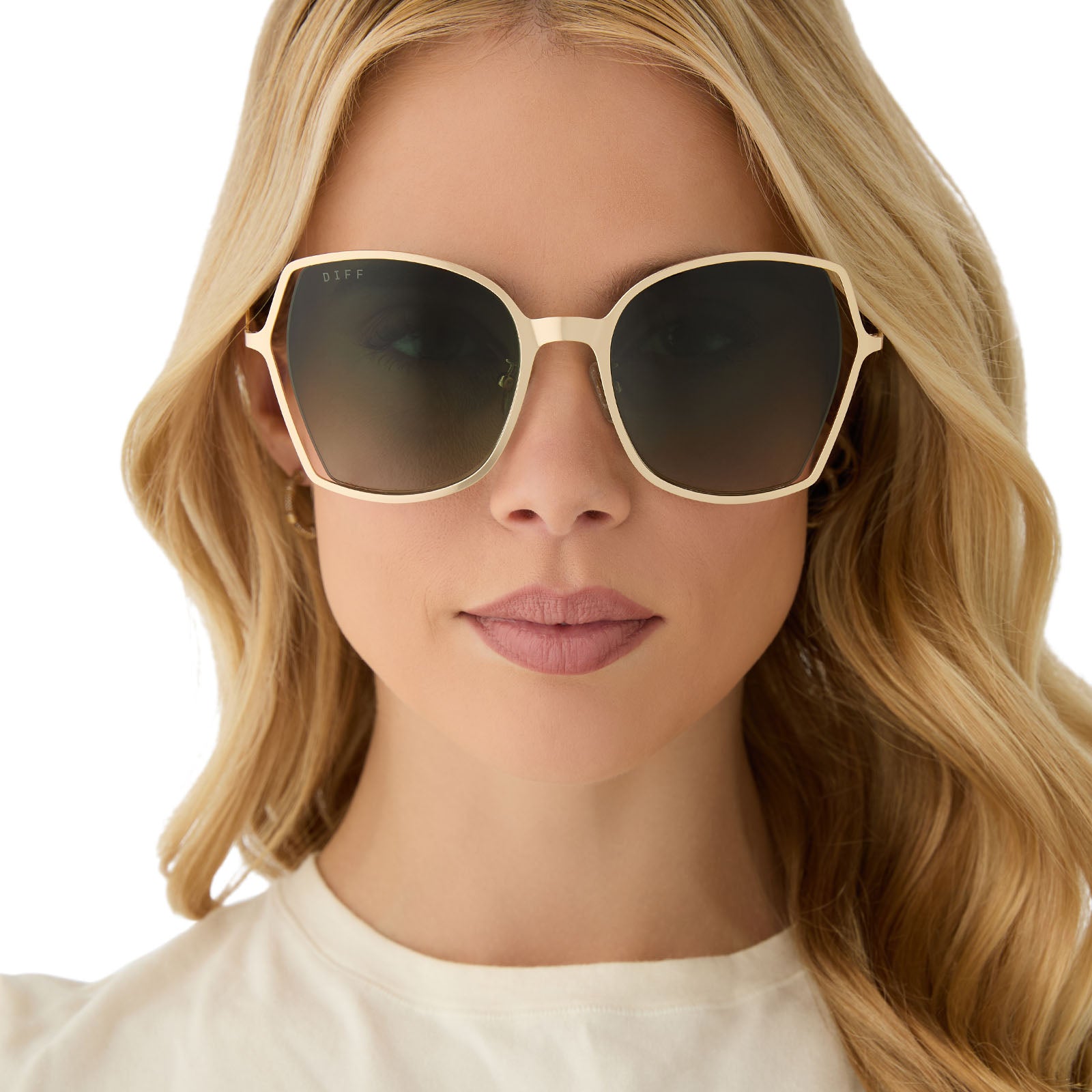 DONNA III - GOLD + COOL MATCHA GRADIENT + POLARIZED SUNGLASSES - Image 6