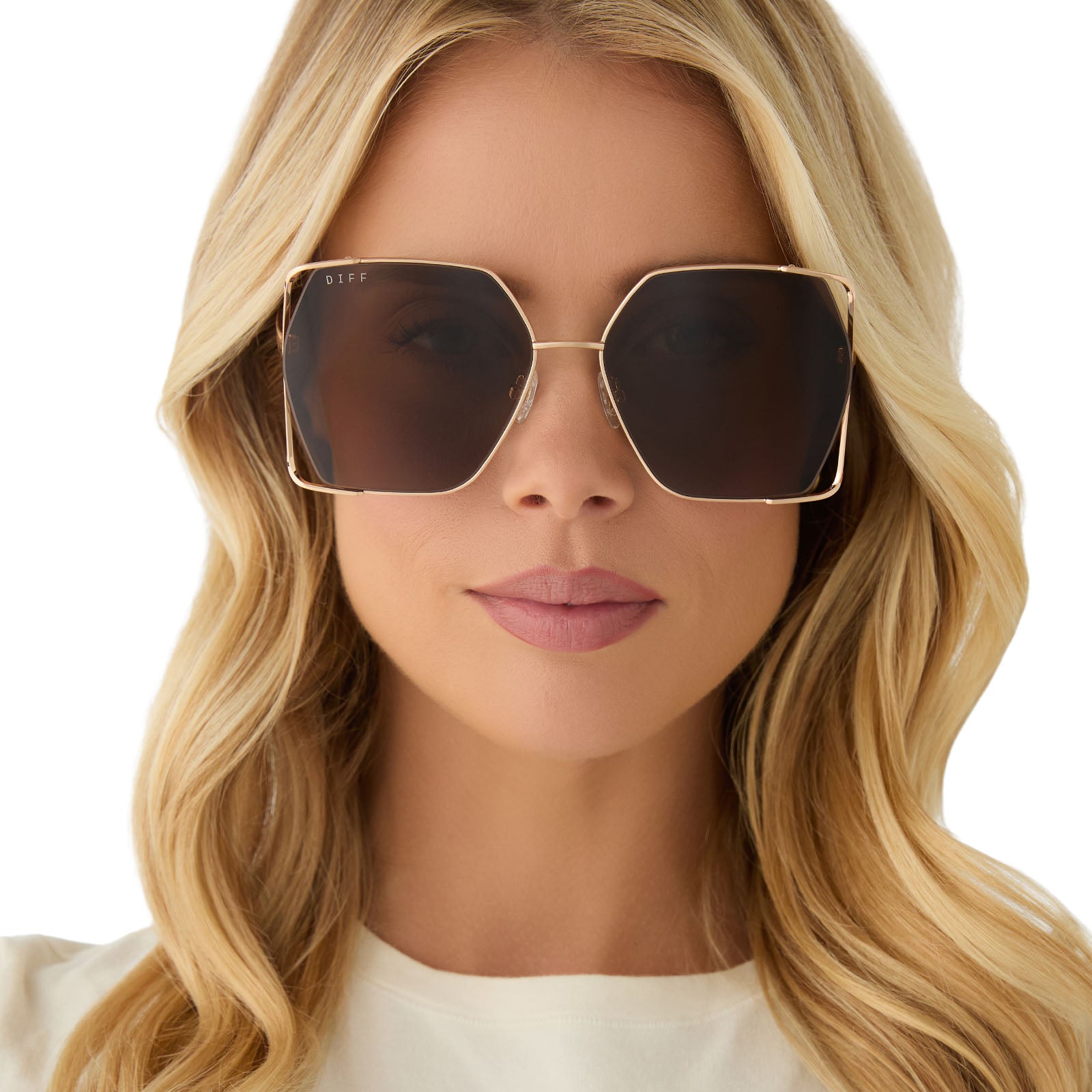 DONNA IV - BRUSHED GOLD + TRUFFLE SUNGLASSES - Image 5