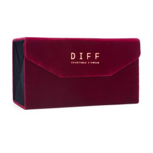 4 PAIR TRAVEL CASE - VELVET WINE